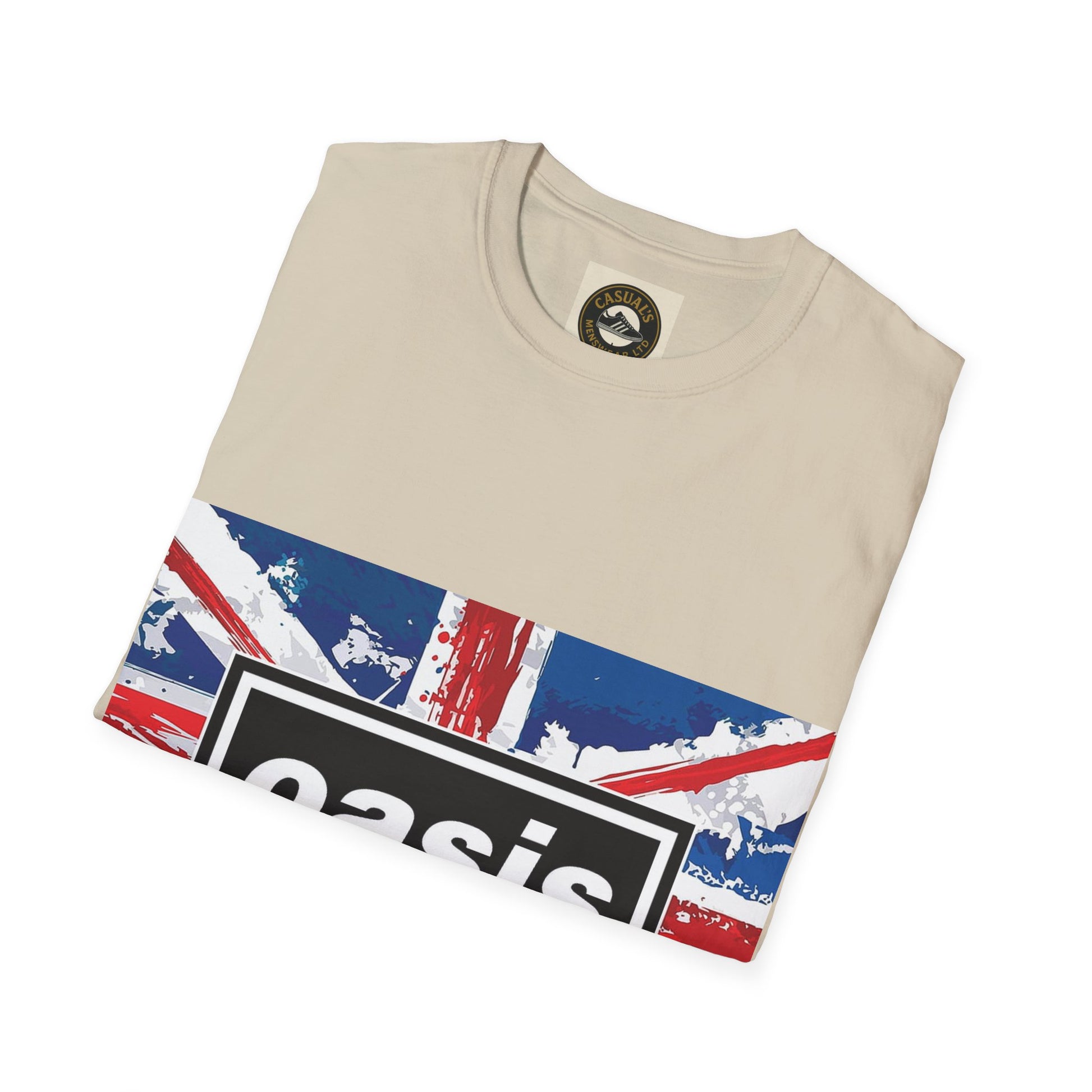 Oasis Inspired Vintage Unisex Softstyle T-Shirt, Casual Tee, Music Merchandise, Gift for Fans, Retro Apparel, Band T-Shirt