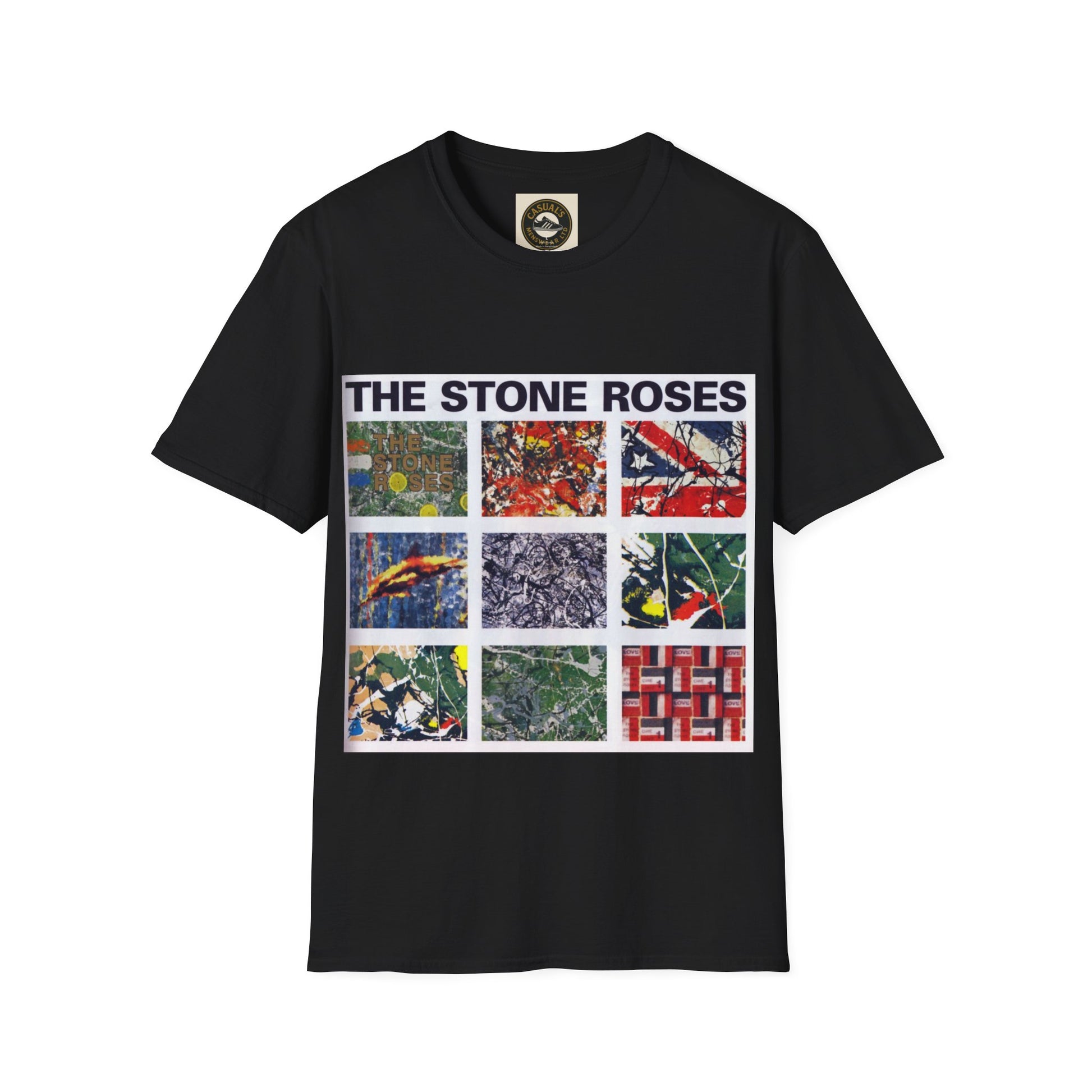 Stone Roses Stylish Unisex Softstyle T-Shirt | The Stone Roses Art, Music Merch, Casual Wear, Gift for Fans, Unique Tee