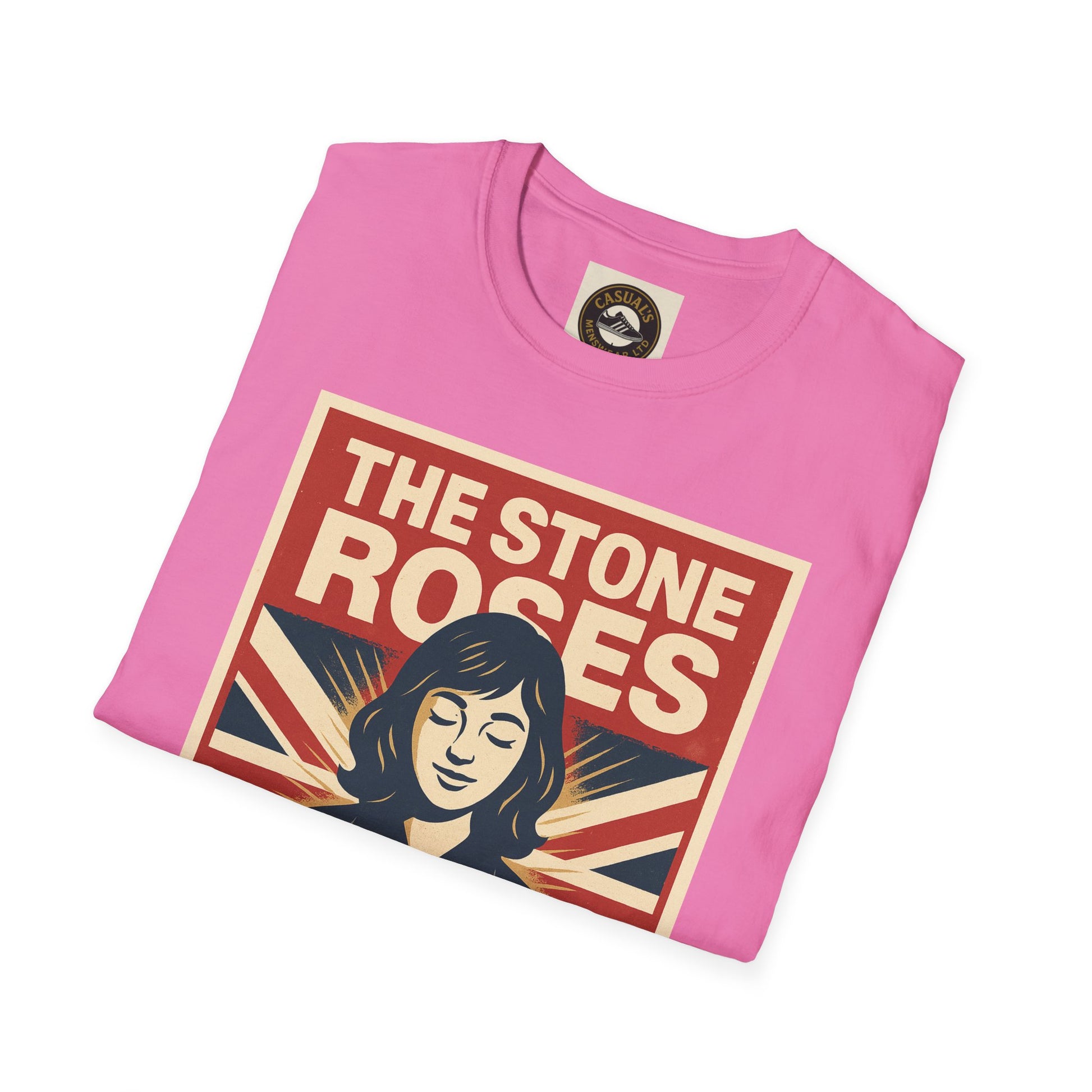 The Stone Roses Sally Cinamon Unisex Softstyle T-Shirt, Vintage Band Tee, Graphic Tee for Music Lovers, Retro Style, Casual Wear