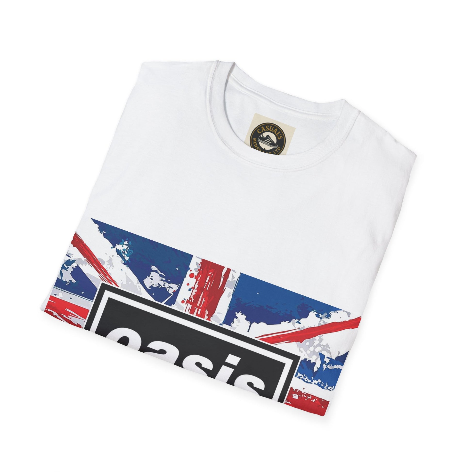 Oasis Inspired Vintage Unisex Softstyle T-Shirt, Casual Tee, Music Merchandise, Gift for Fans, Retro Apparel, Band T-Shirt