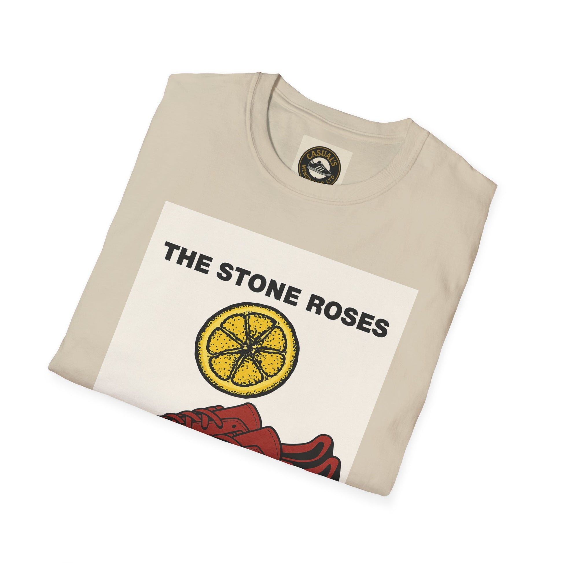 Stone Roses Adidas Retro Graphic Tee, Unisex T-Shirt, Vintage Band Shirt, Casual Wear, Music Lover Gift
