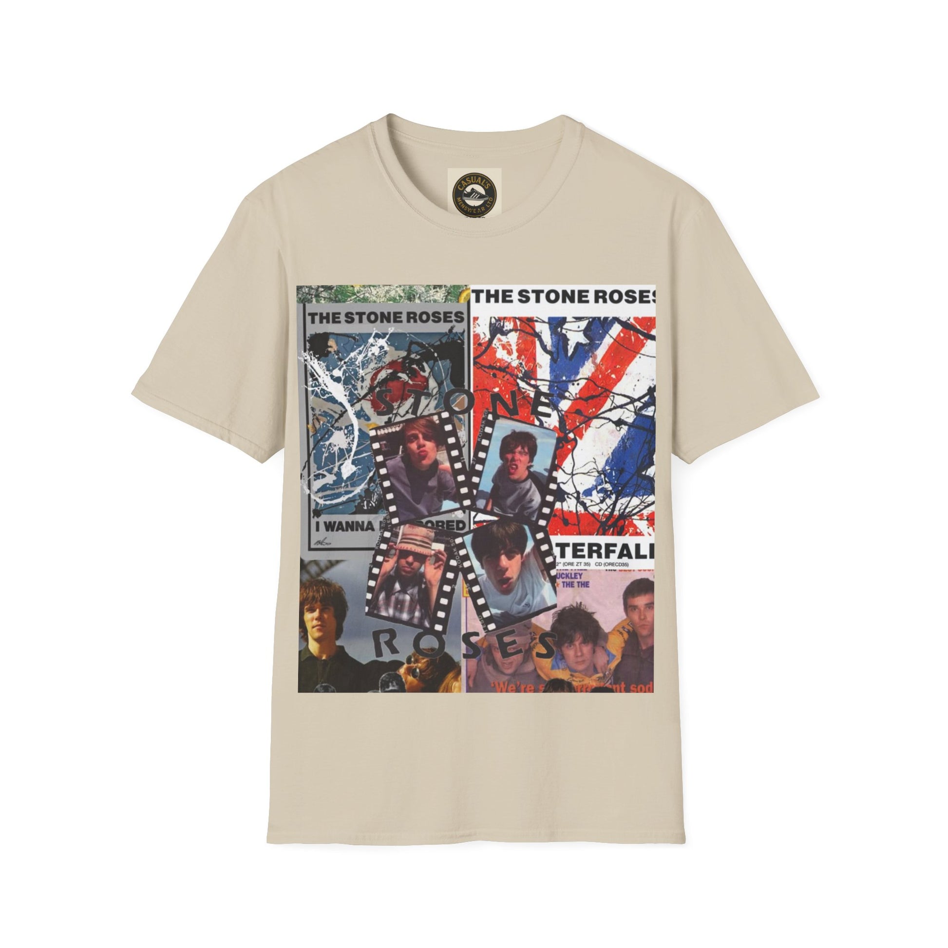 Stone Roses Retro Band Graphic T-Shirt, Vintage Style Shirt, Music Lover Gift, Unisex Fashion, 90s Inspired Tee, Casual Outfit