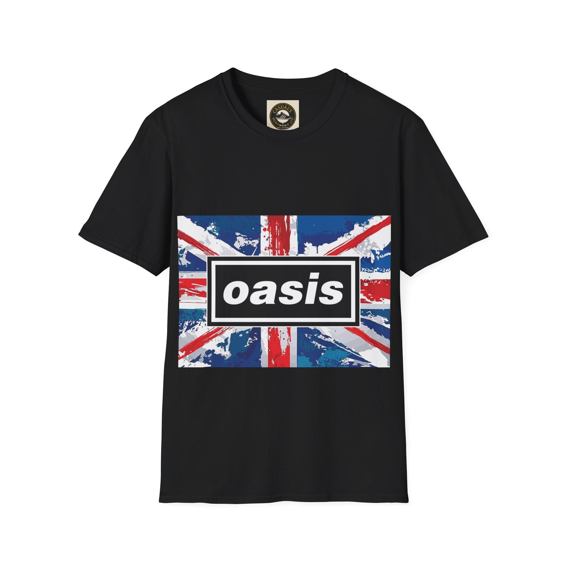 Oasis Inspired Vintage Unisex Softstyle T-Shirt, Casual Tee, Music Merchandise, Gift for Fans, Retro Apparel, Band T-Shirt