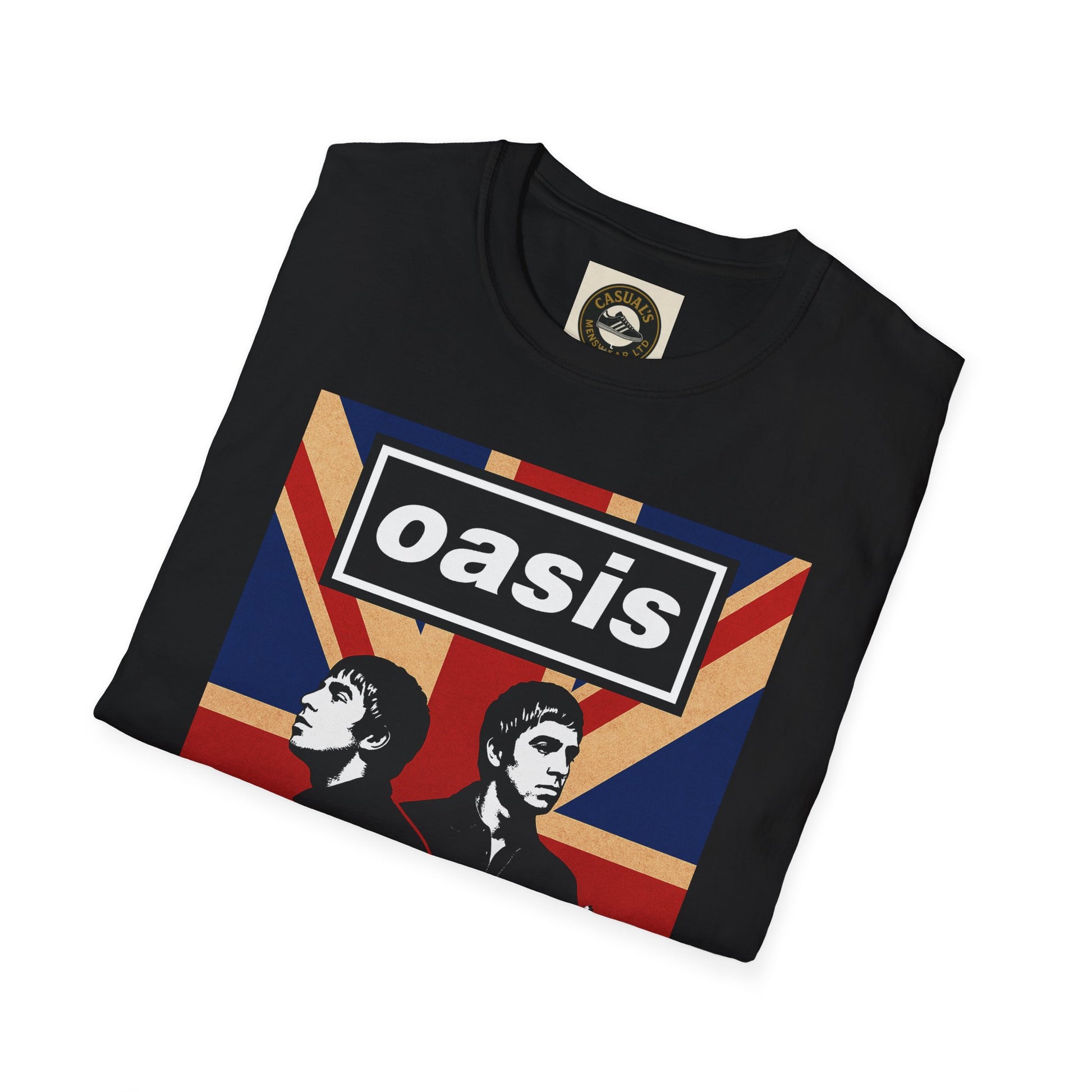 Oasis Band Unisex T-Shirt, Vintage Graphic Tee, Perfect for Concerts, Casual Wear, Music Lovers, Unique Gift Idea