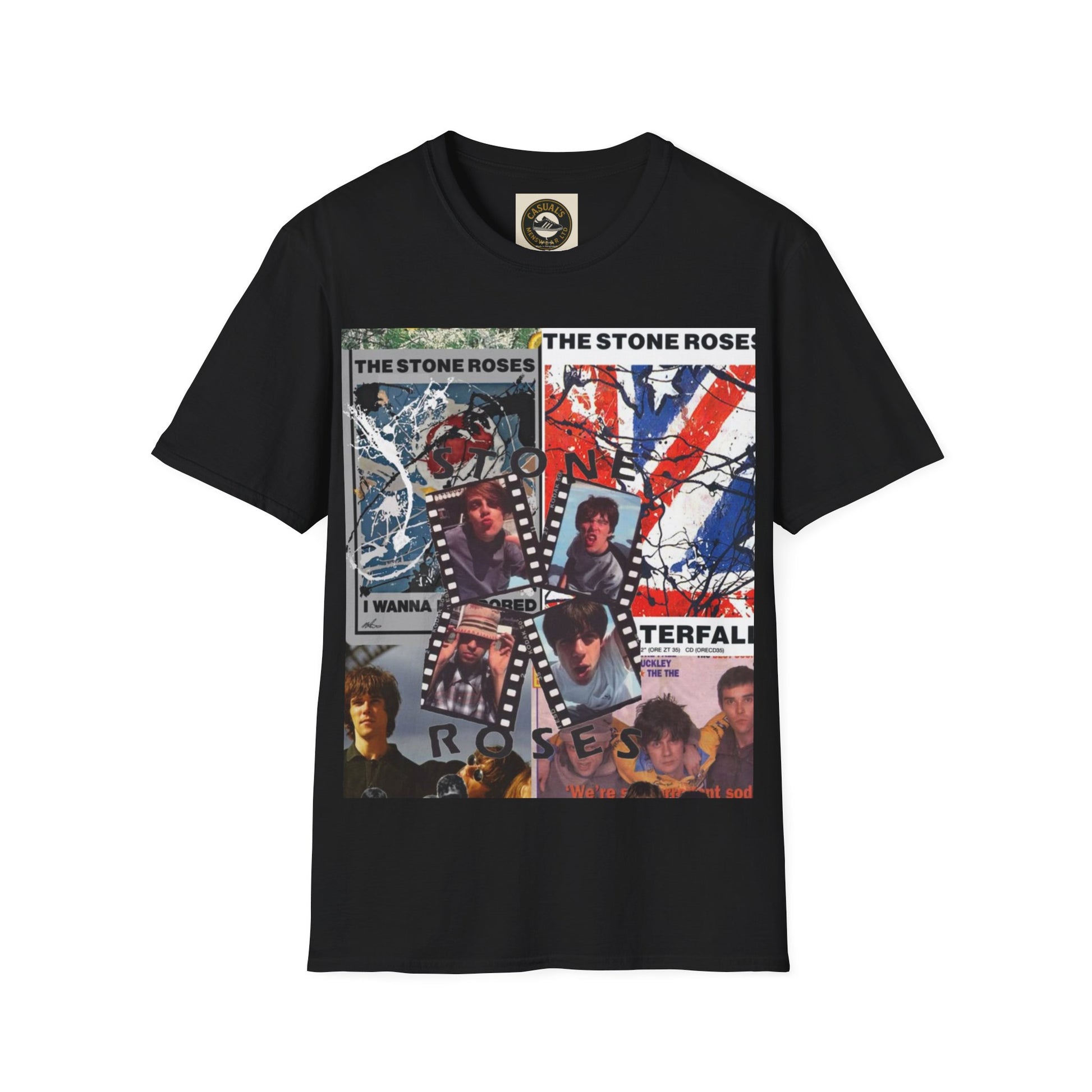 Stone Roses Retro Band Graphic T-Shirt, Vintage Style Shirt, Music Lover Gift, Unisex Fashion, 90s Inspired Tee, Casual Outfit