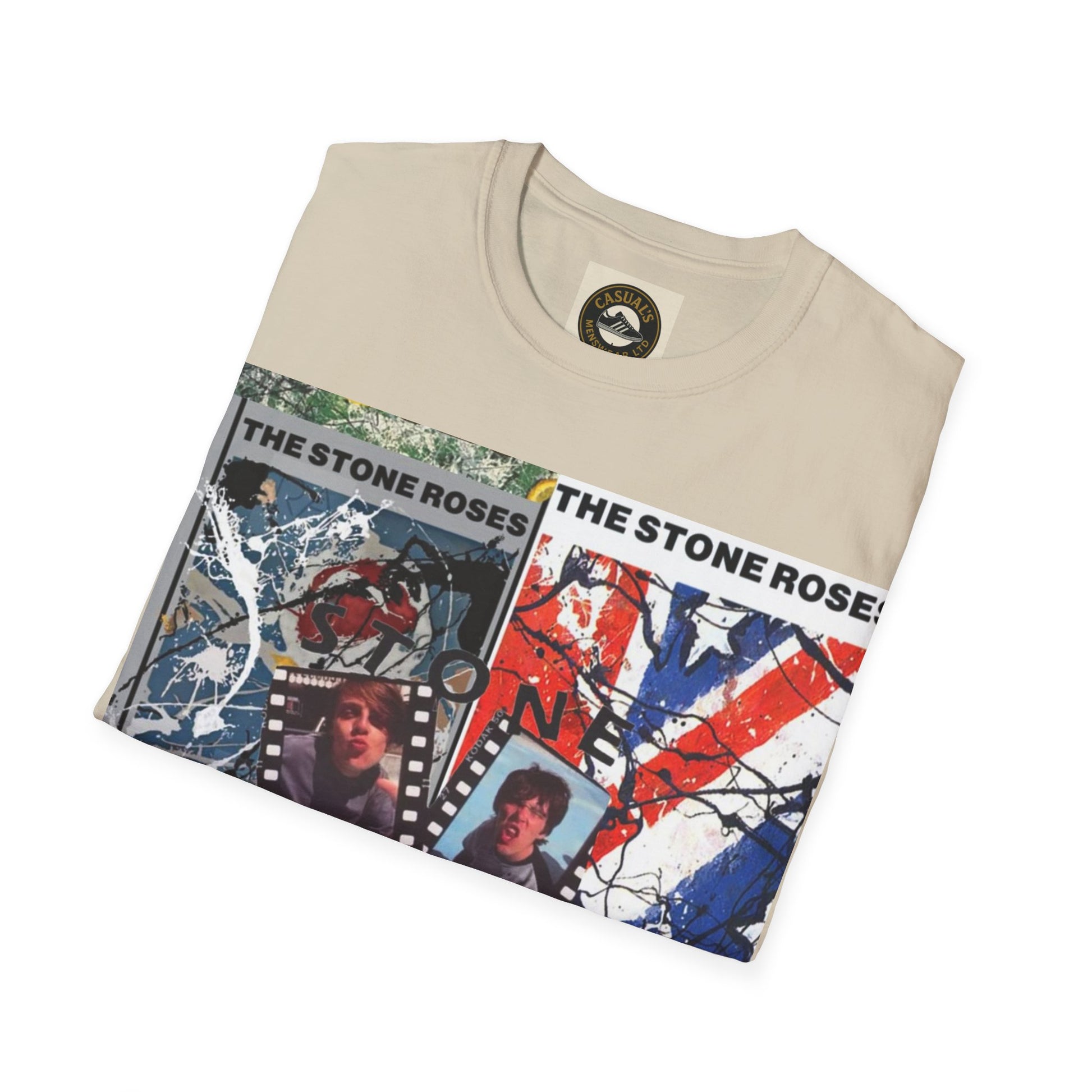 Stone Roses Retro Band Graphic T-Shirt, Vintage Style Shirt, Music Lover Gift, Unisex Fashion, 90s Inspired Tee, Casual Outfit