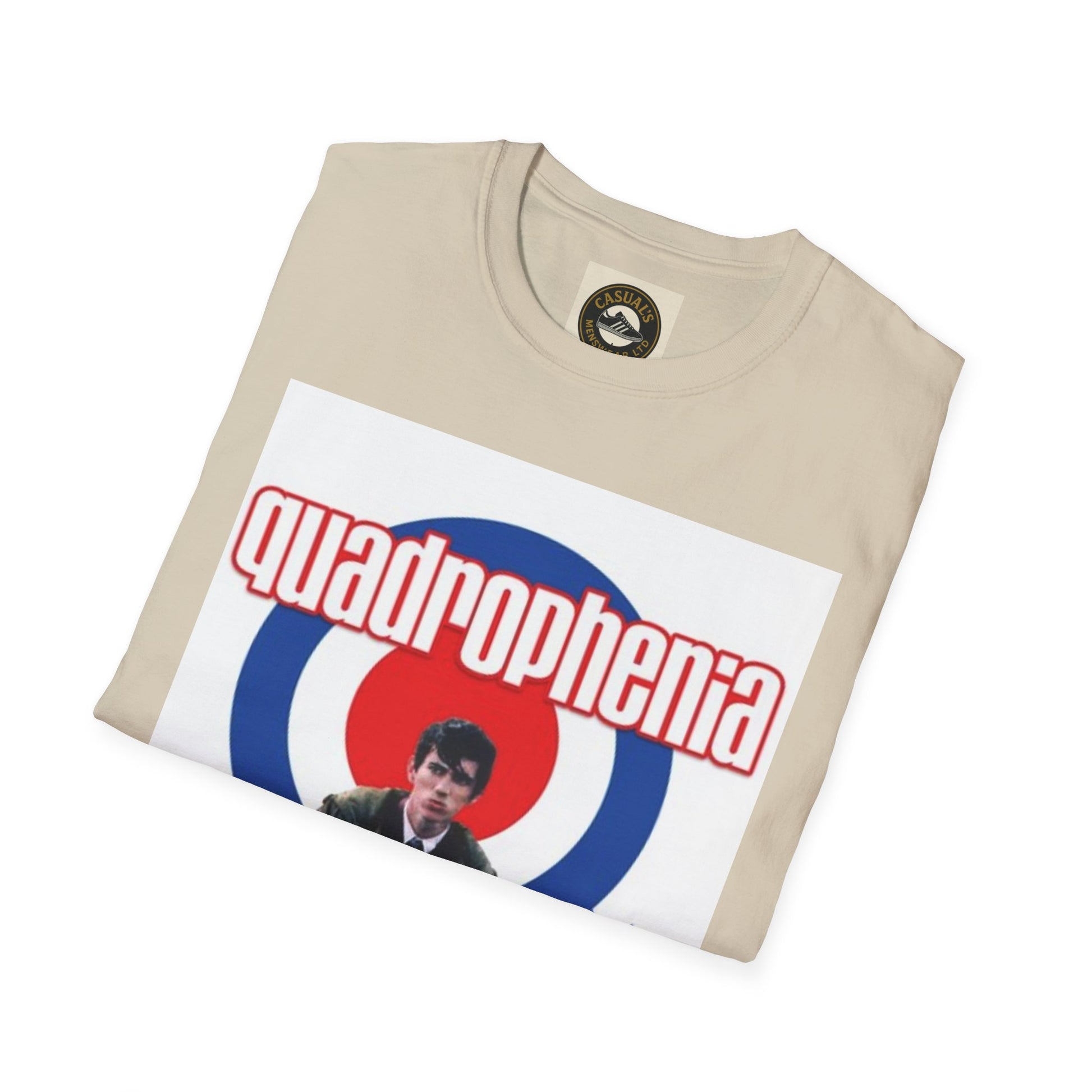 Retro Quadrophenia Graphic T-Shirt, Music Lover Gift, Vintage Style Tee, Unisex Softstyle Shirt, 70s Fashion, Nostalgic Apparel