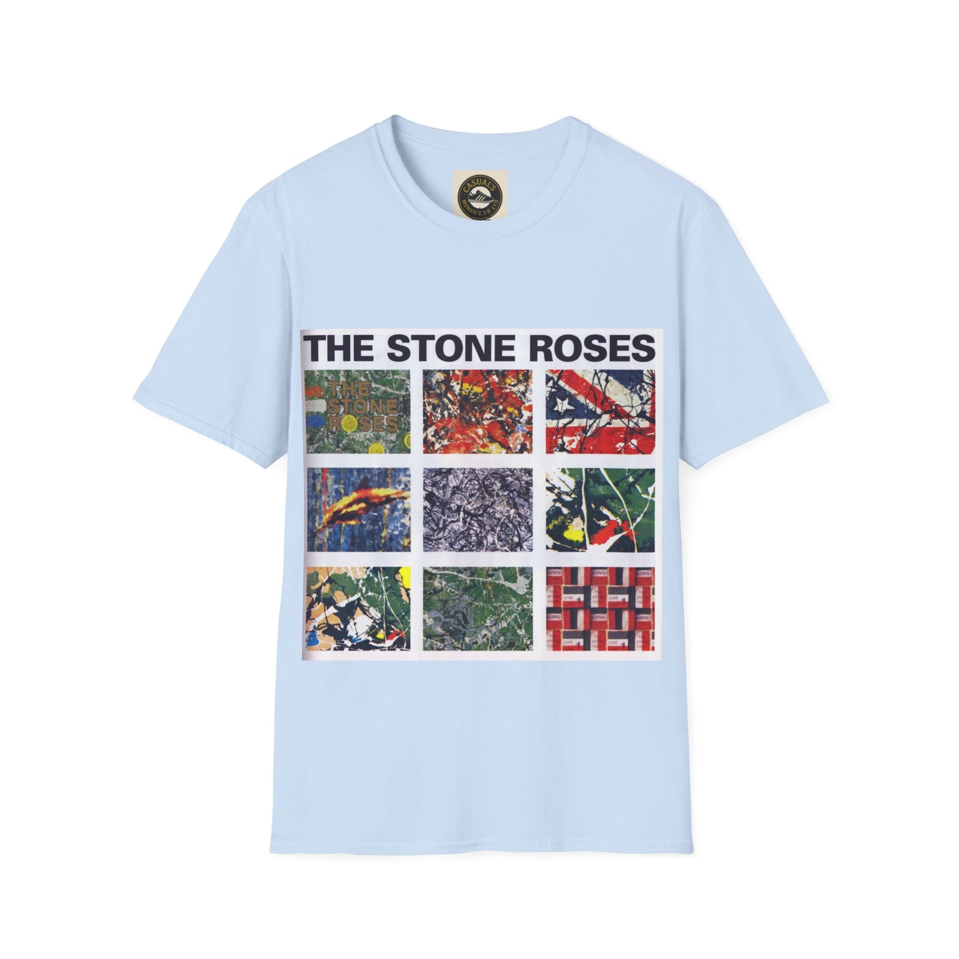 Stone Roses Stylish Unisex Softstyle T-Shirt | The Stone Roses Art, Music Merch, Casual Wear, Gift for Fans, Unique Tee