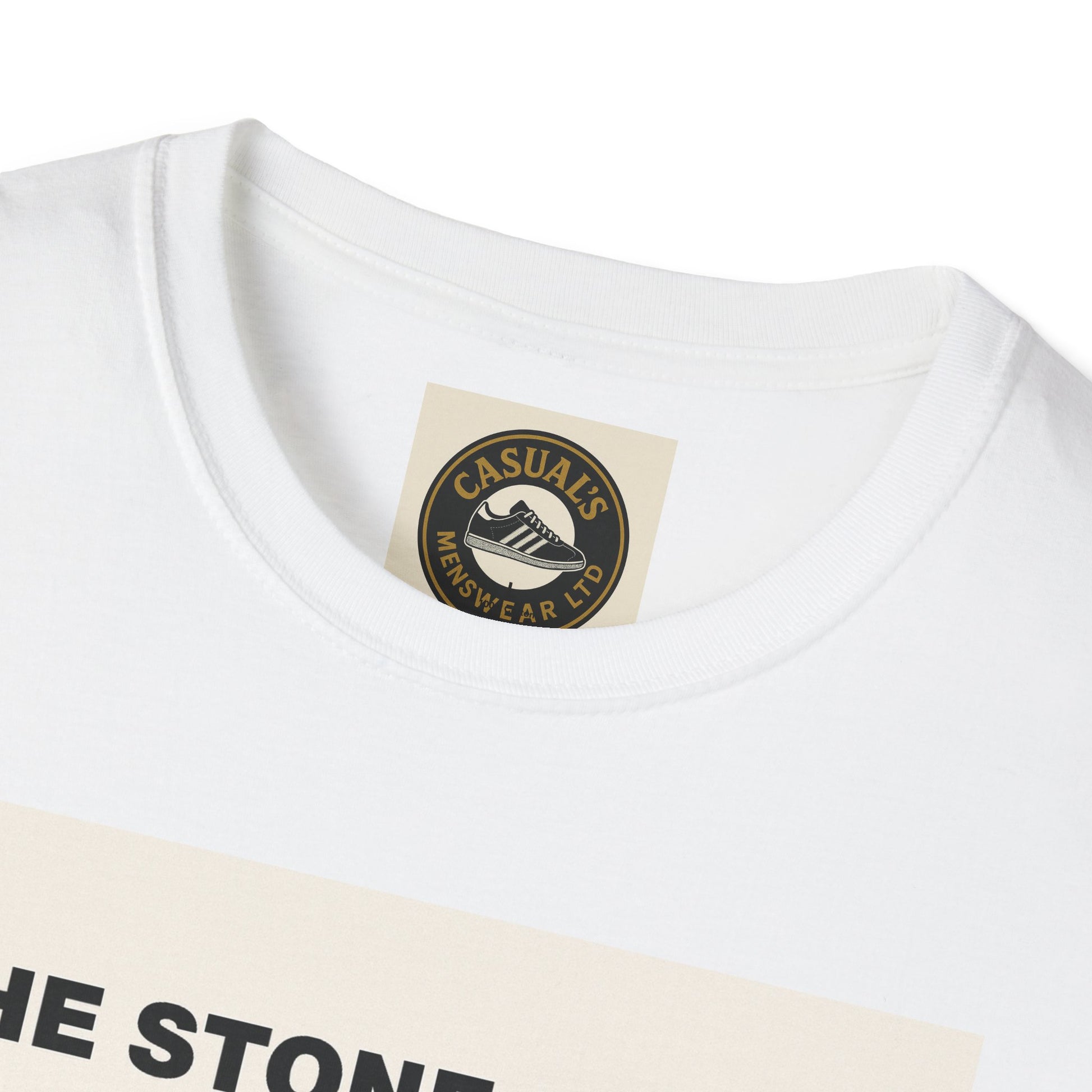 Stone Roses Adidas Retro Graphic Tee, Unisex T-Shirt, Vintage Band Shirt, Casual Wear, Music Lover Gift