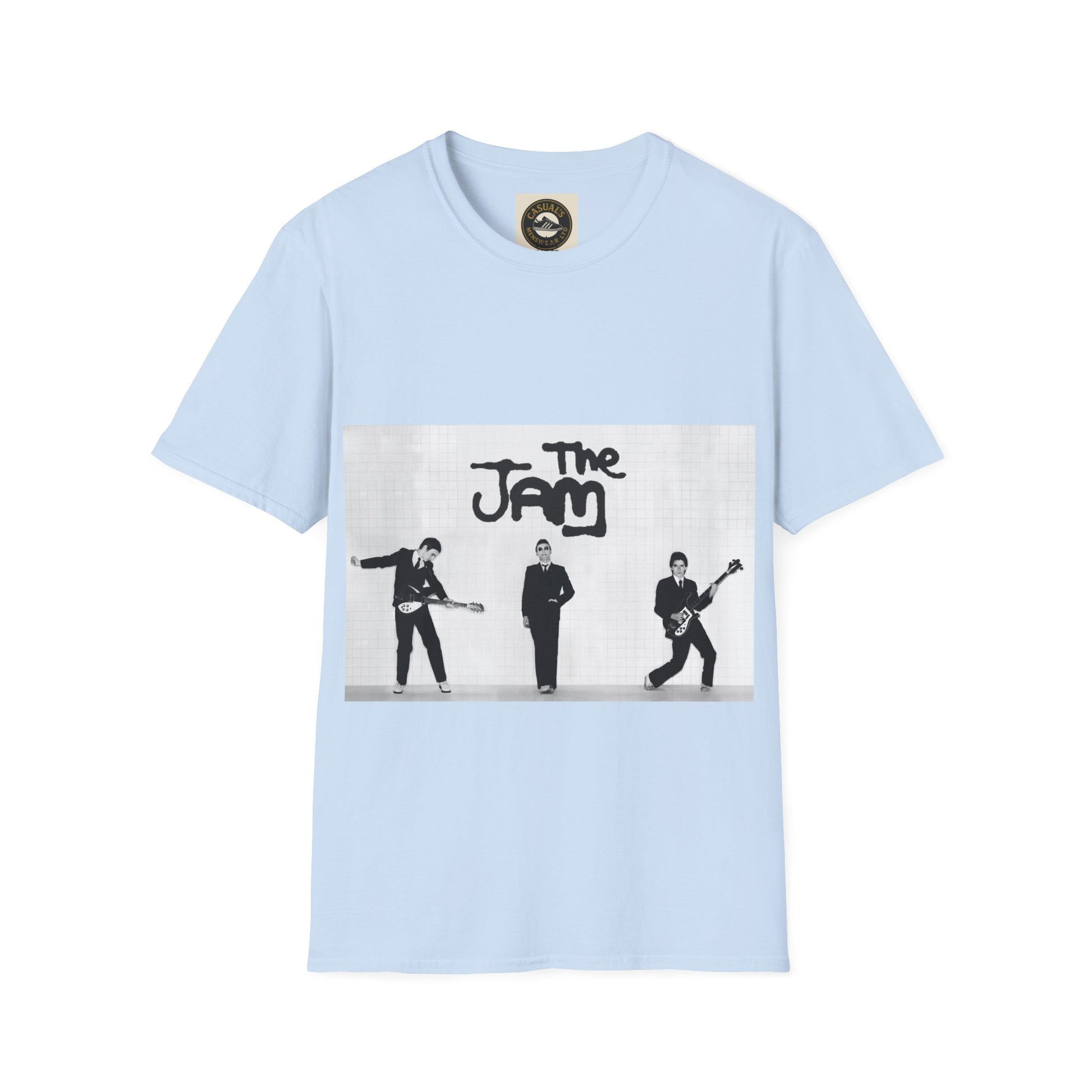 The Jam Retro Band Tee, Music Lover Gift, Vintage Style Shirt, Concert Apparel, Unisex Graphic Tee,  Merch