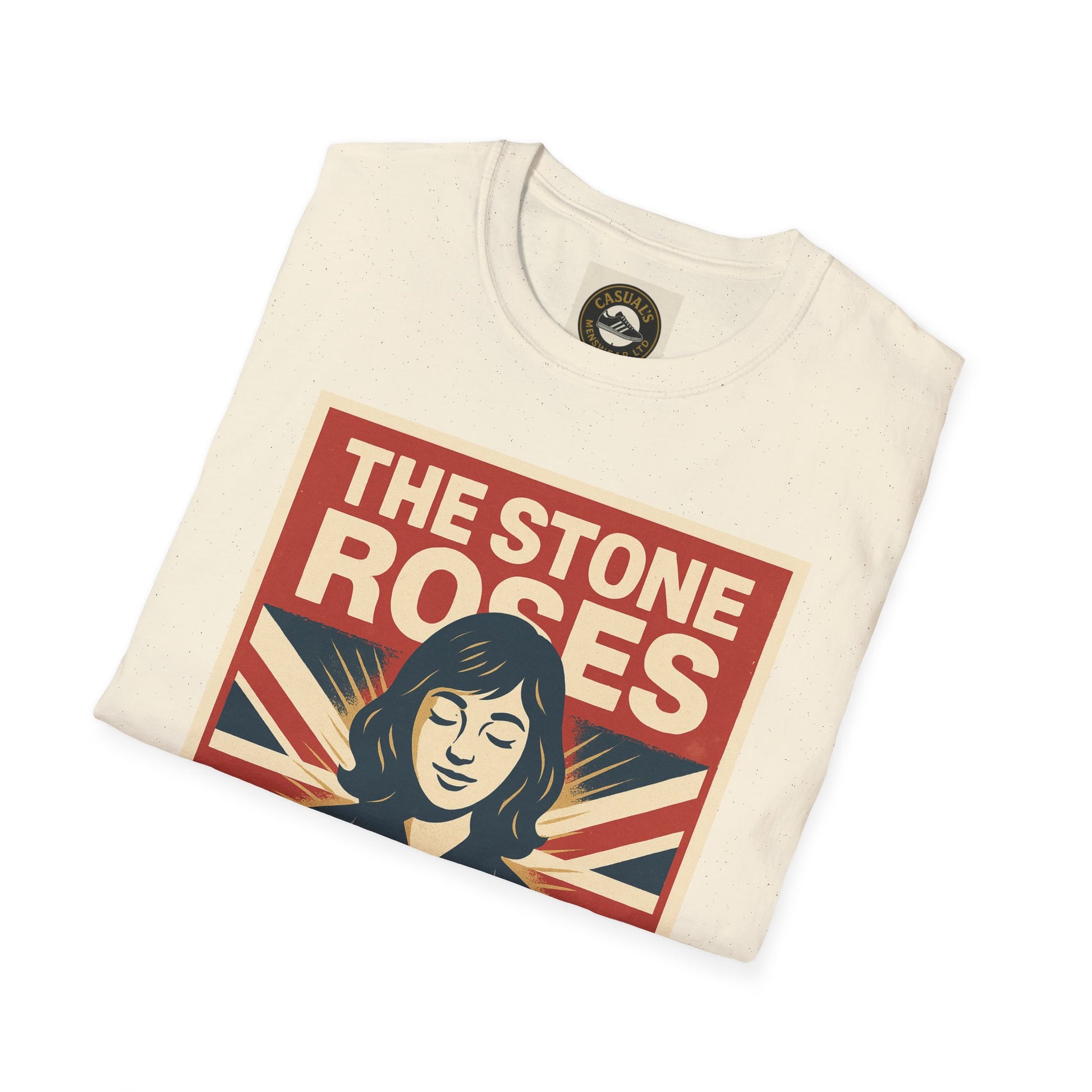 The Stone Roses Sally Cinamon Unisex Softstyle T-Shirt, Vintage Band Tee, Graphic Tee for Music Lovers, Retro Style, Casual Wear