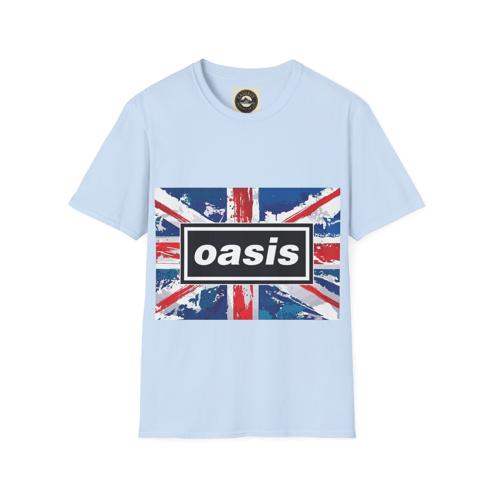 Oasis Inspired Vintage Unisex Softstyle T-Shirt, Casual Tee, Music Merchandise, Gift for Fans, Retro Apparel, Band T-Shirt