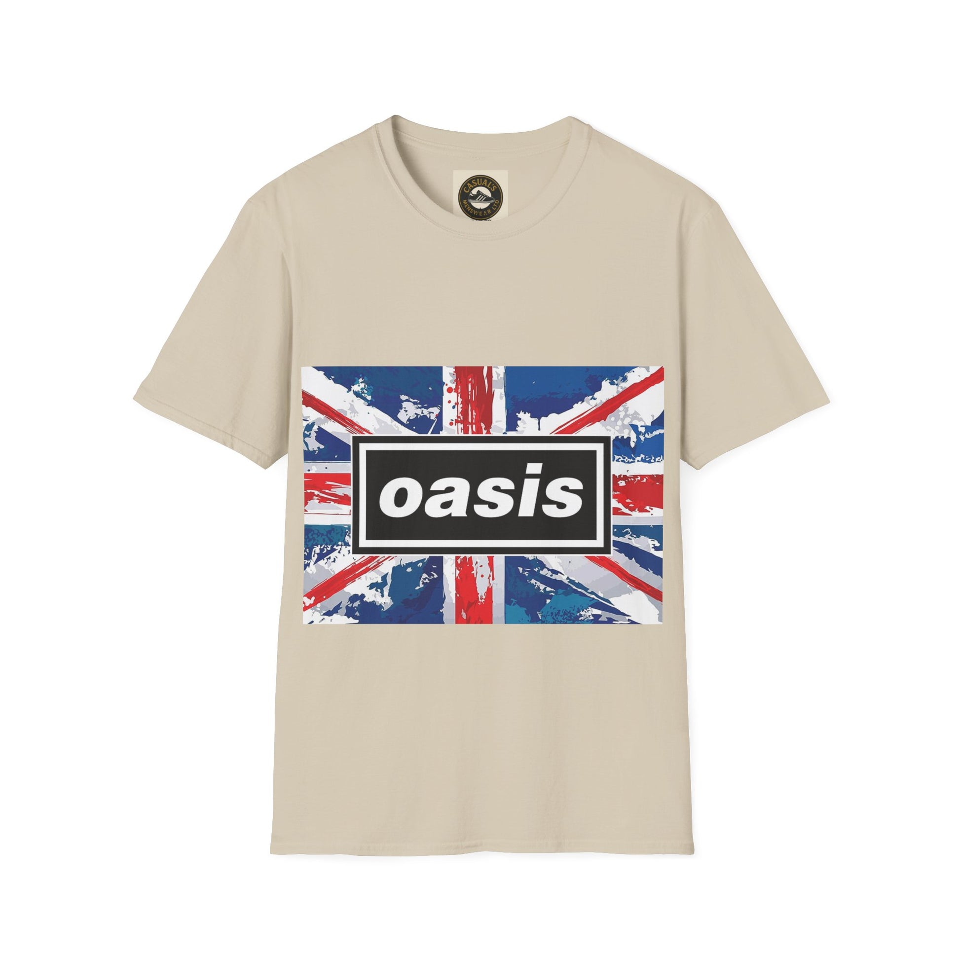 Oasis Inspired Vintage Unisex Softstyle T-Shirt, Casual Tee, Music Merchandise, Gift for Fans, Retro Apparel, Band T-Shirt