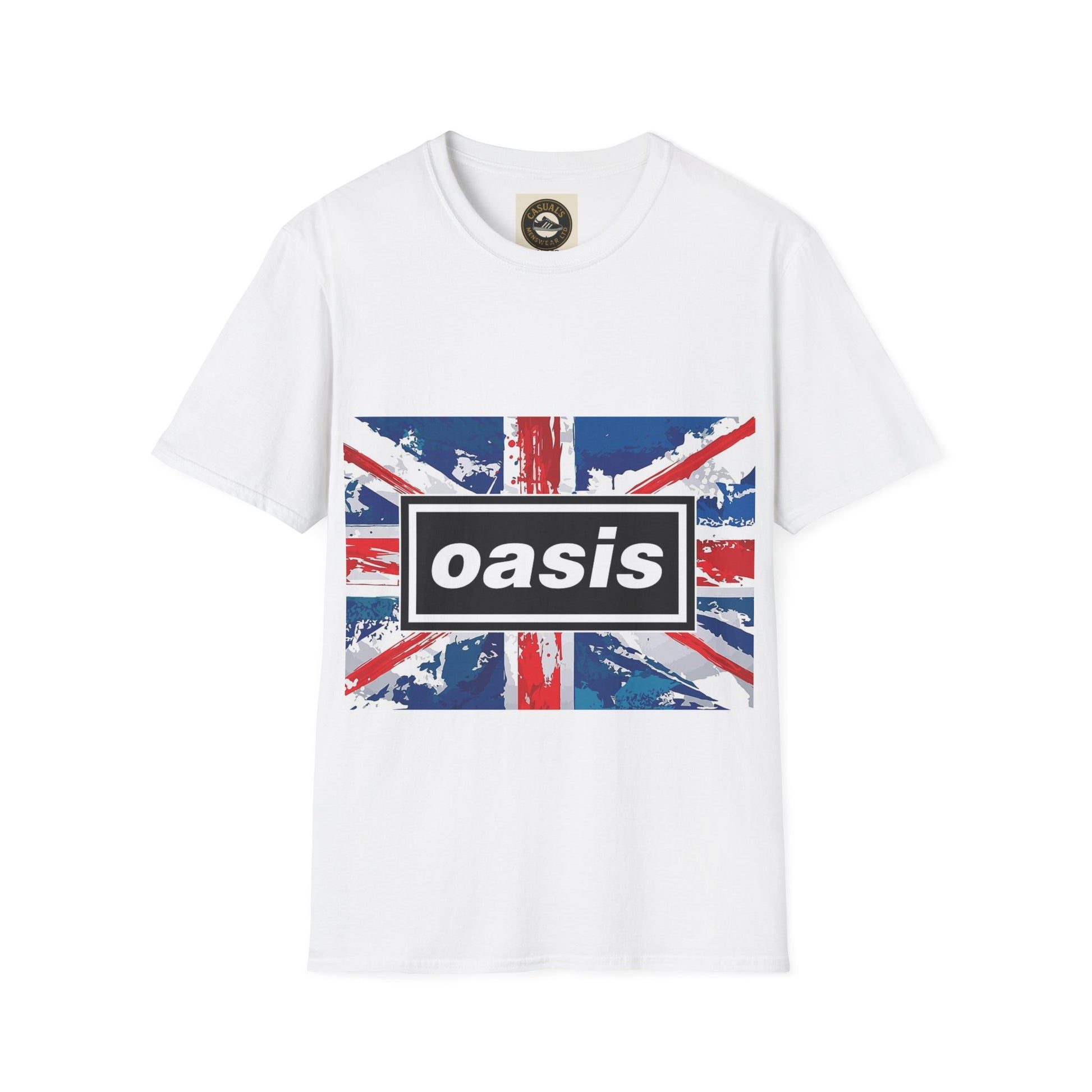 Oasis Inspired Vintage Unisex Softstyle T-Shirt, Casual Tee, Music Merchandise, Gift for Fans, Retro Apparel, Band T-Shirt