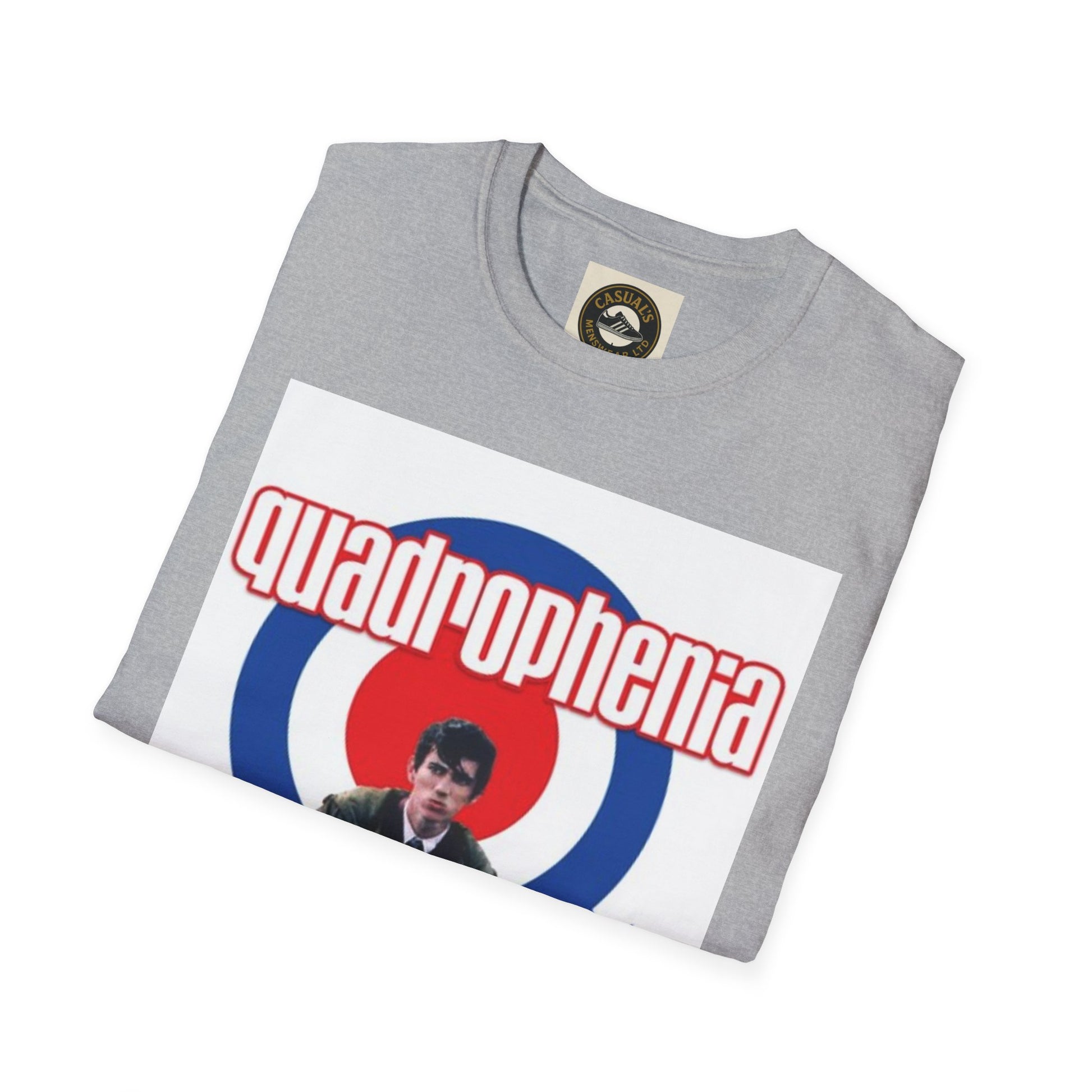 Retro Quadrophenia Graphic T-Shirt, Music Lover Gift, Vintage Style Tee, Unisex Softstyle Shirt, 70s Fashion, Nostalgic Apparel