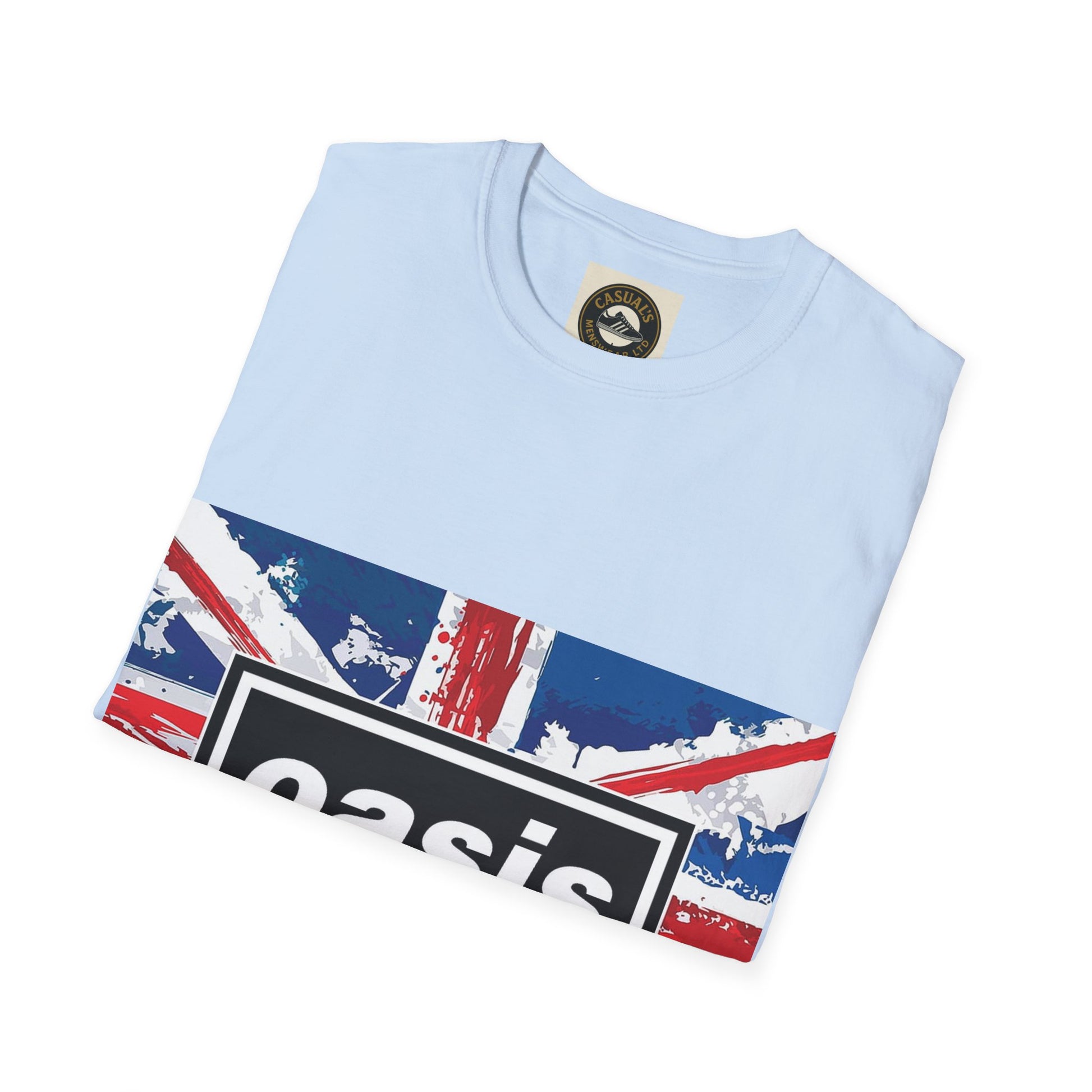 Oasis Inspired Vintage Unisex Softstyle T-Shirt, Casual Tee, Music Merchandise, Gift for Fans, Retro Apparel, Band T-Shirt