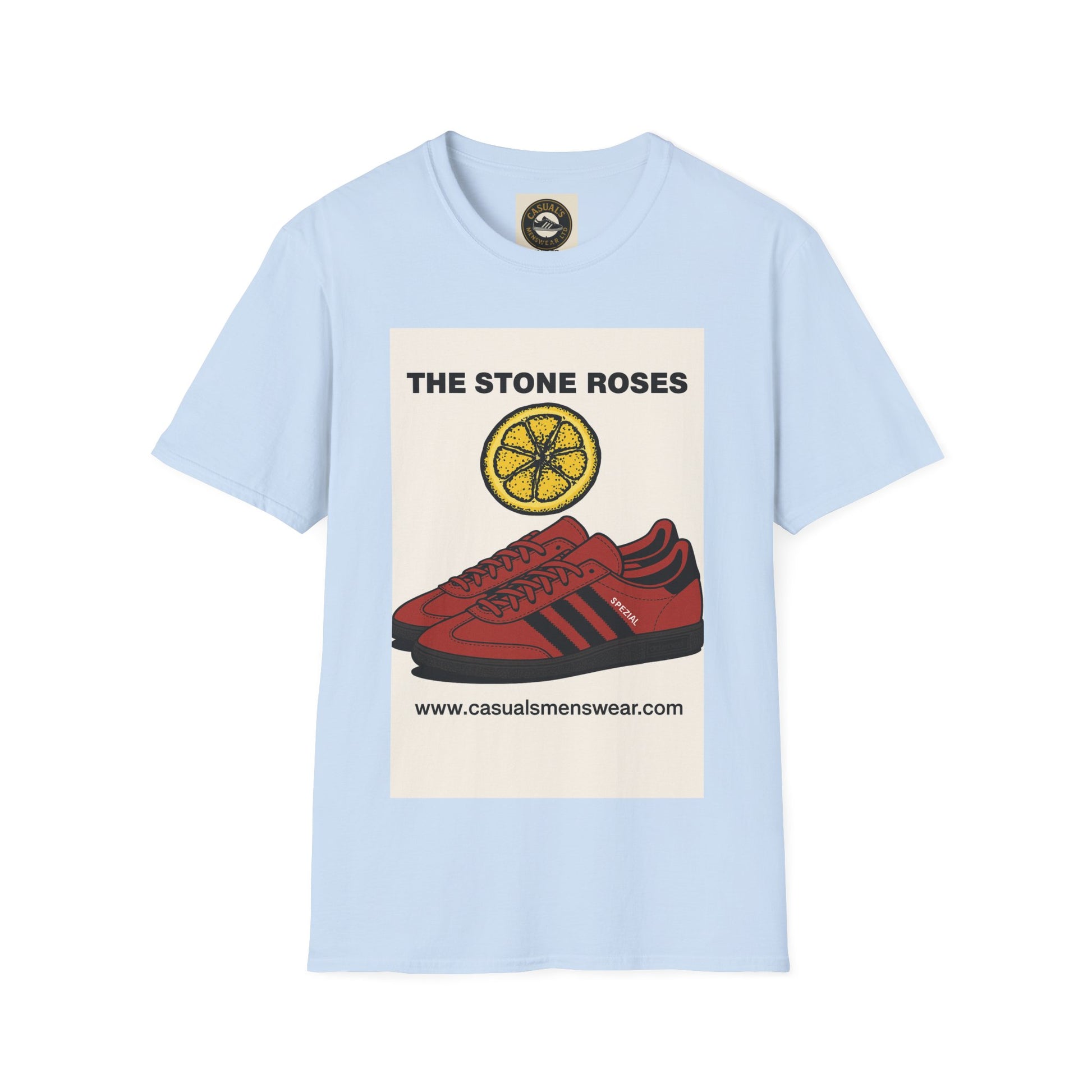 Stone Roses Adidas Retro Graphic Tee, Unisex T-Shirt, Vintage Band Shirt, Casual Wear, Music Lover Gift