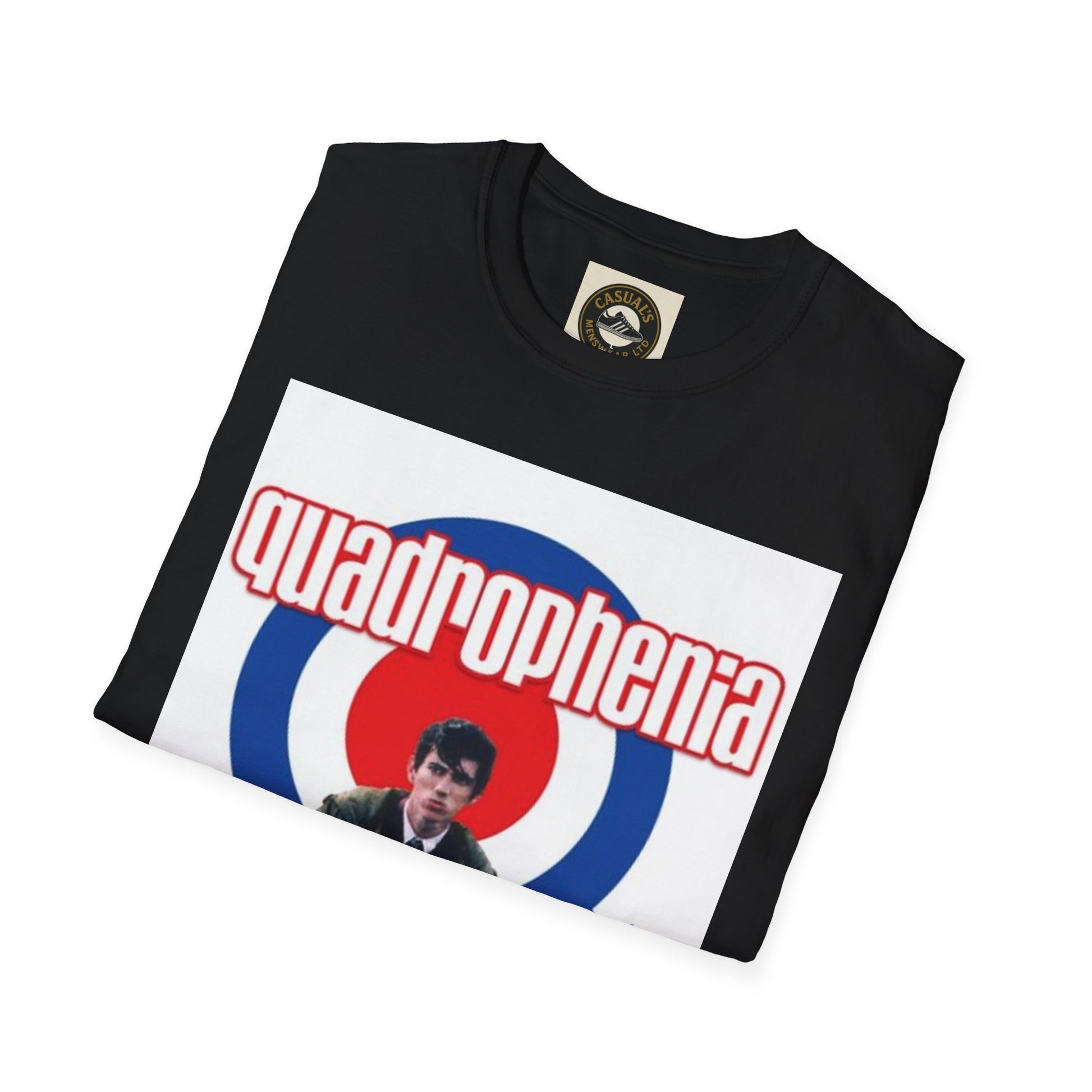 Retro Quadrophenia Graphic T-Shirt, Music Lover Gift, Vintage Style Tee, Unisex Softstyle Shirt, 70s Fashion, Nostalgic Apparel
