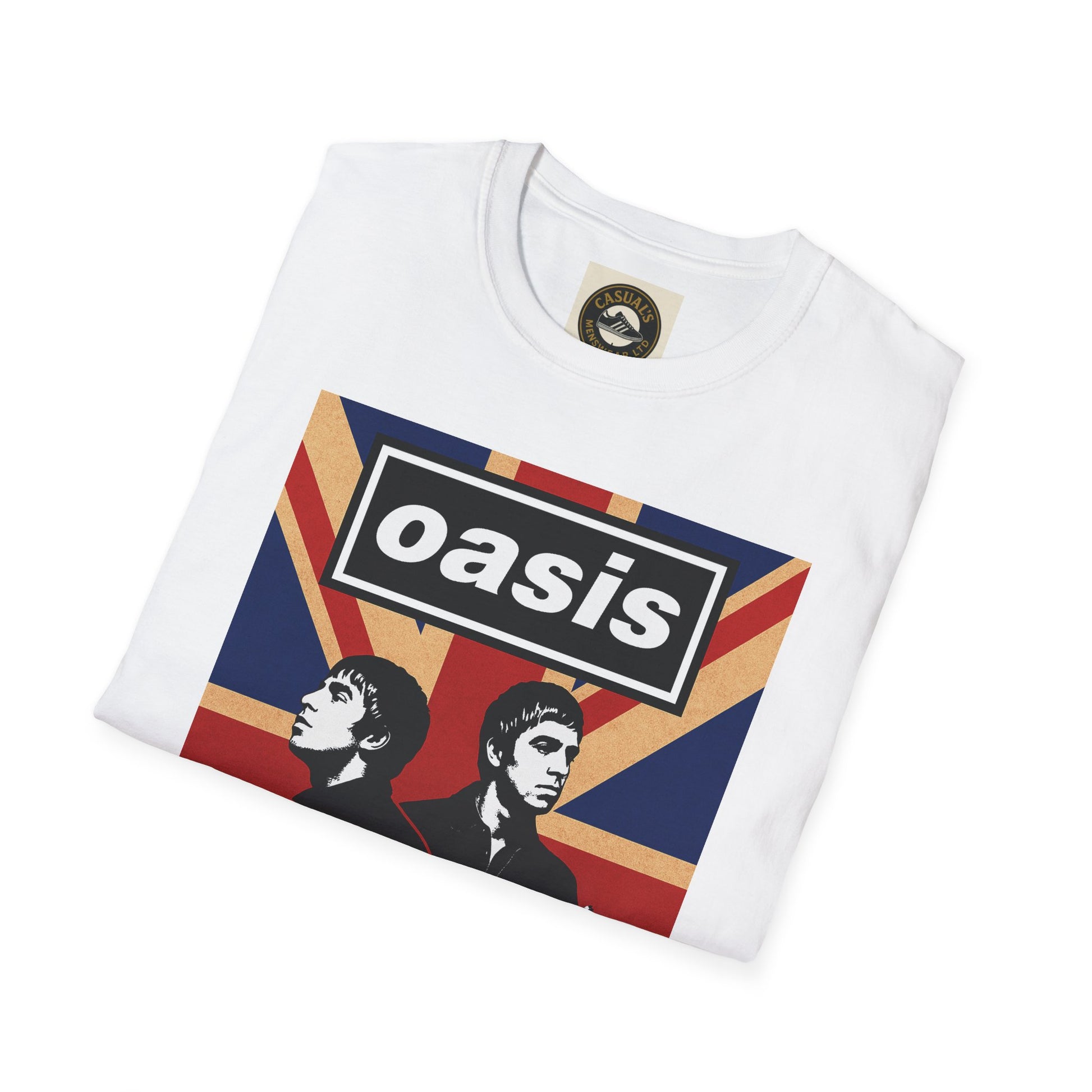 Oasis Band Unisex T-Shirt, Vintage Graphic Tee, Perfect for Concerts, Casual Wear, Music Lovers, Unique Gift Idea
