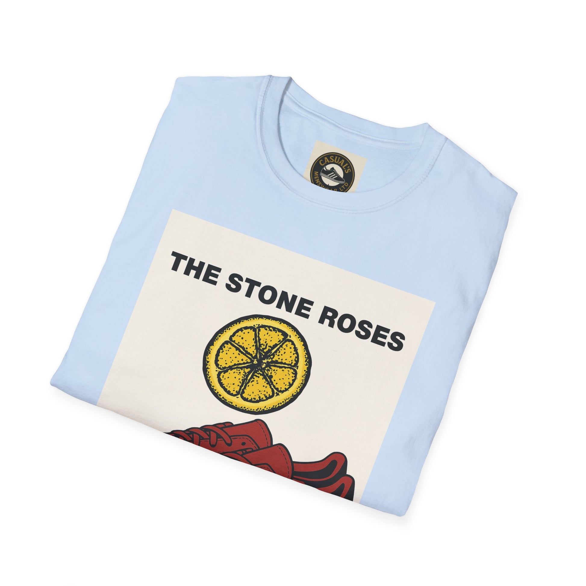 Stone Roses Adidas Retro Graphic Tee, Unisex T-Shirt, Vintage Band Shirt, Casual Wear, Music Lover Gift