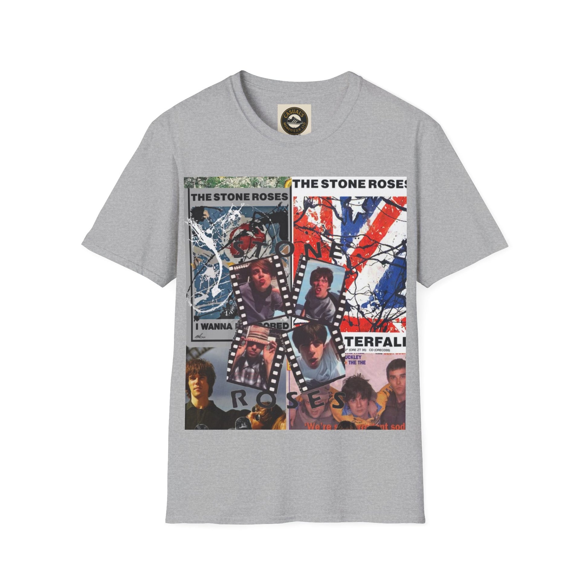 Stone Roses Retro Band Graphic T-Shirt, Vintage Style Shirt, Music Lover Gift, Unisex Fashion, 90s Inspired Tee, Casual Outfit