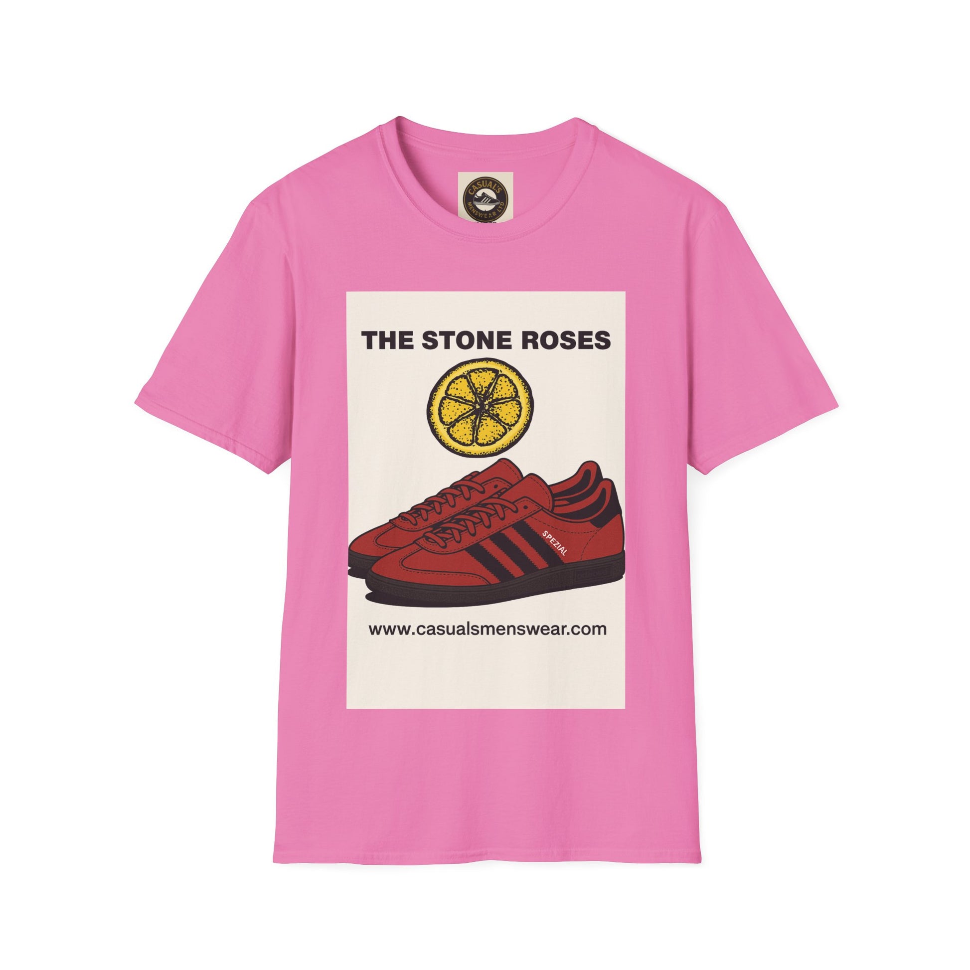 Stone Roses Adidas Retro Graphic Tee, Unisex T-Shirt, Vintage Band Shirt, Casual Wear, Music Lover Gift