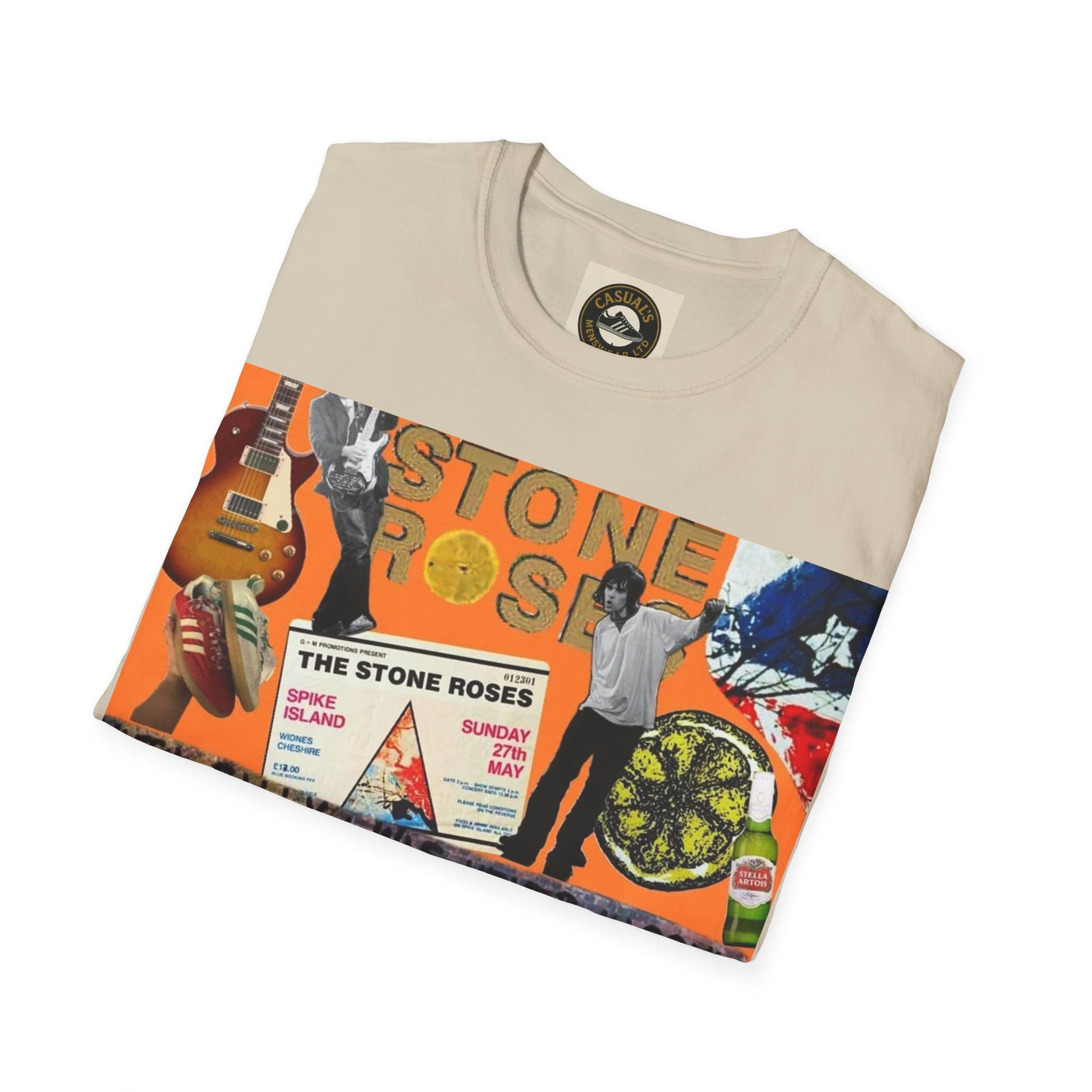 Stone Roses Iconic Unisex Softstyle T-Shirt