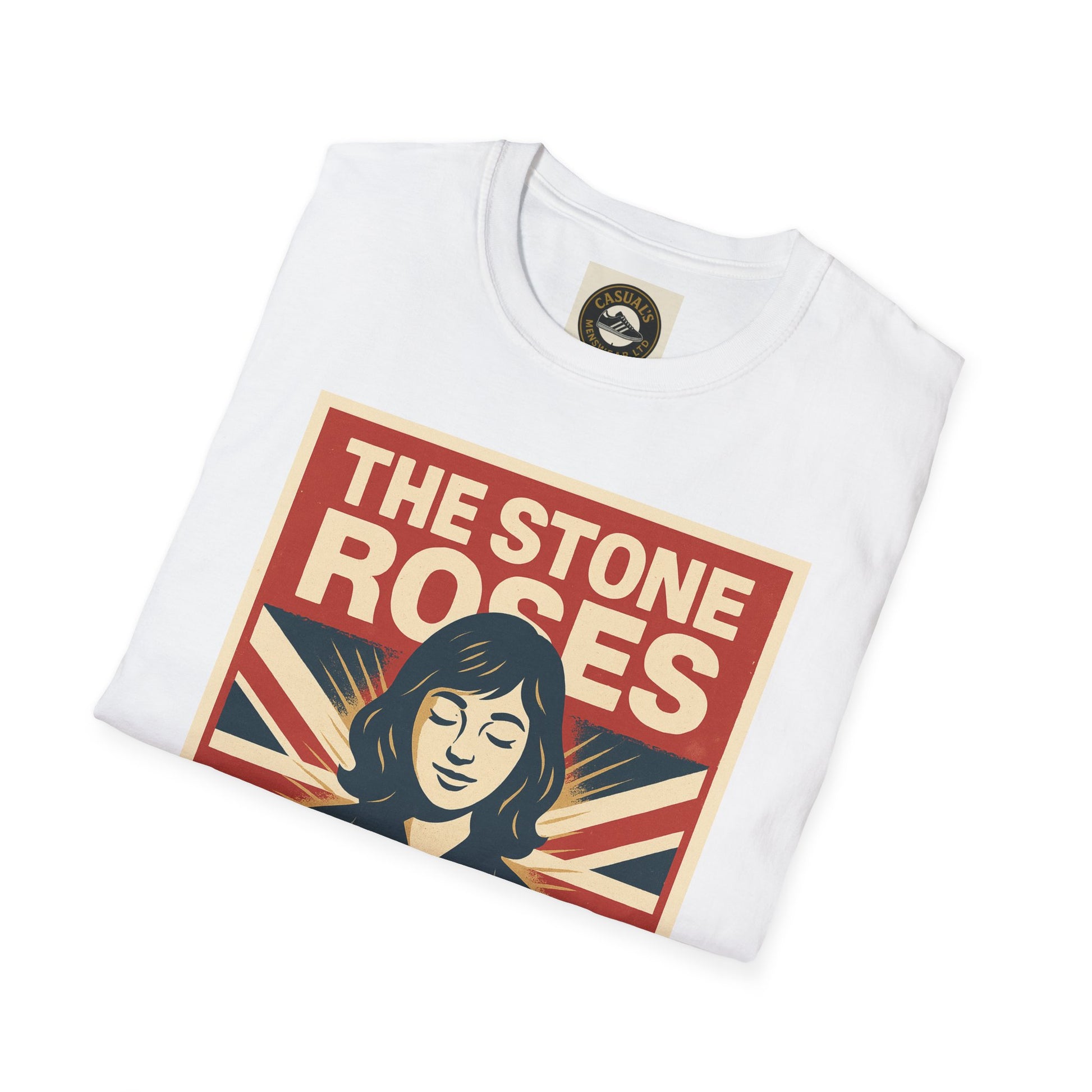 The Stone Roses Sally Cinamon Unisex Softstyle T-Shirt, Vintage Band Tee, Graphic Tee for Music Lovers, Retro Style, Casual Wear