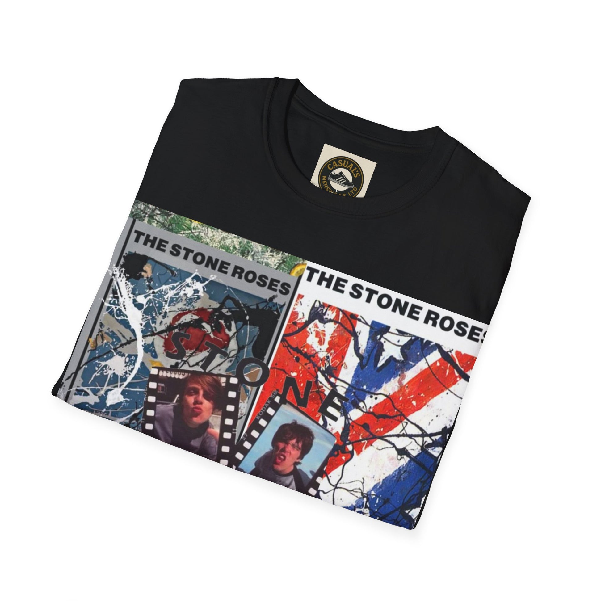 Stone Roses Retro Band Graphic T-Shirt, Vintage Style Shirt, Music Lover Gift, Unisex Fashion, 90s Inspired Tee, Casual Outfit