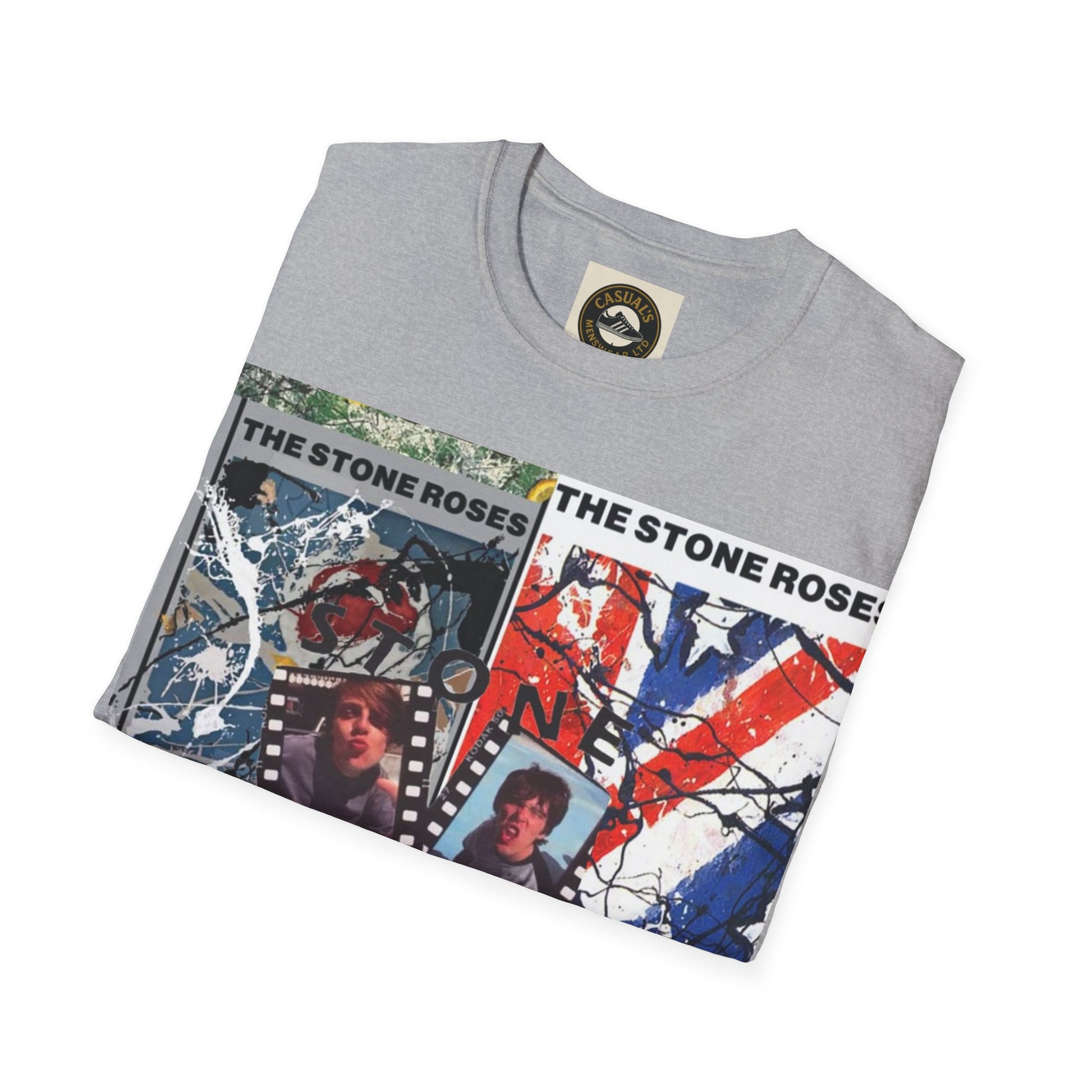 Stone Roses Retro Band Graphic T-Shirt, Vintage Style Shirt, Music Lover Gift, Unisex Fashion, 90s Inspired Tee, Casual Outfit