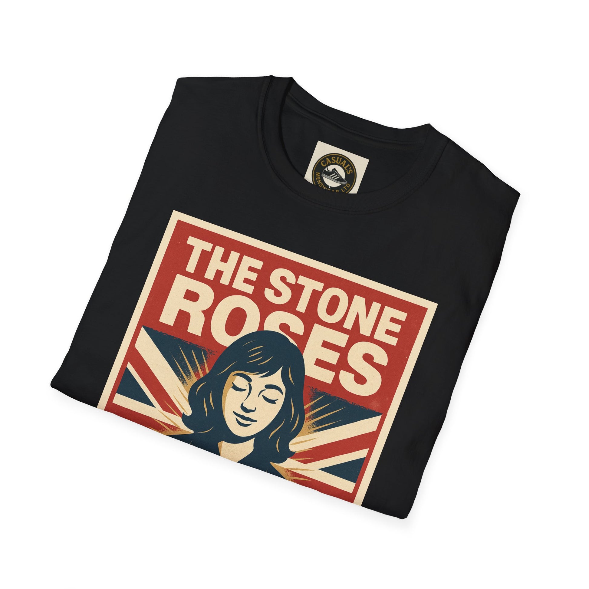 The Stone Roses Sally Cinamon Unisex Softstyle T-Shirt, Vintage Band Tee, Graphic Tee for Music Lovers, Retro Style, Casual Wear