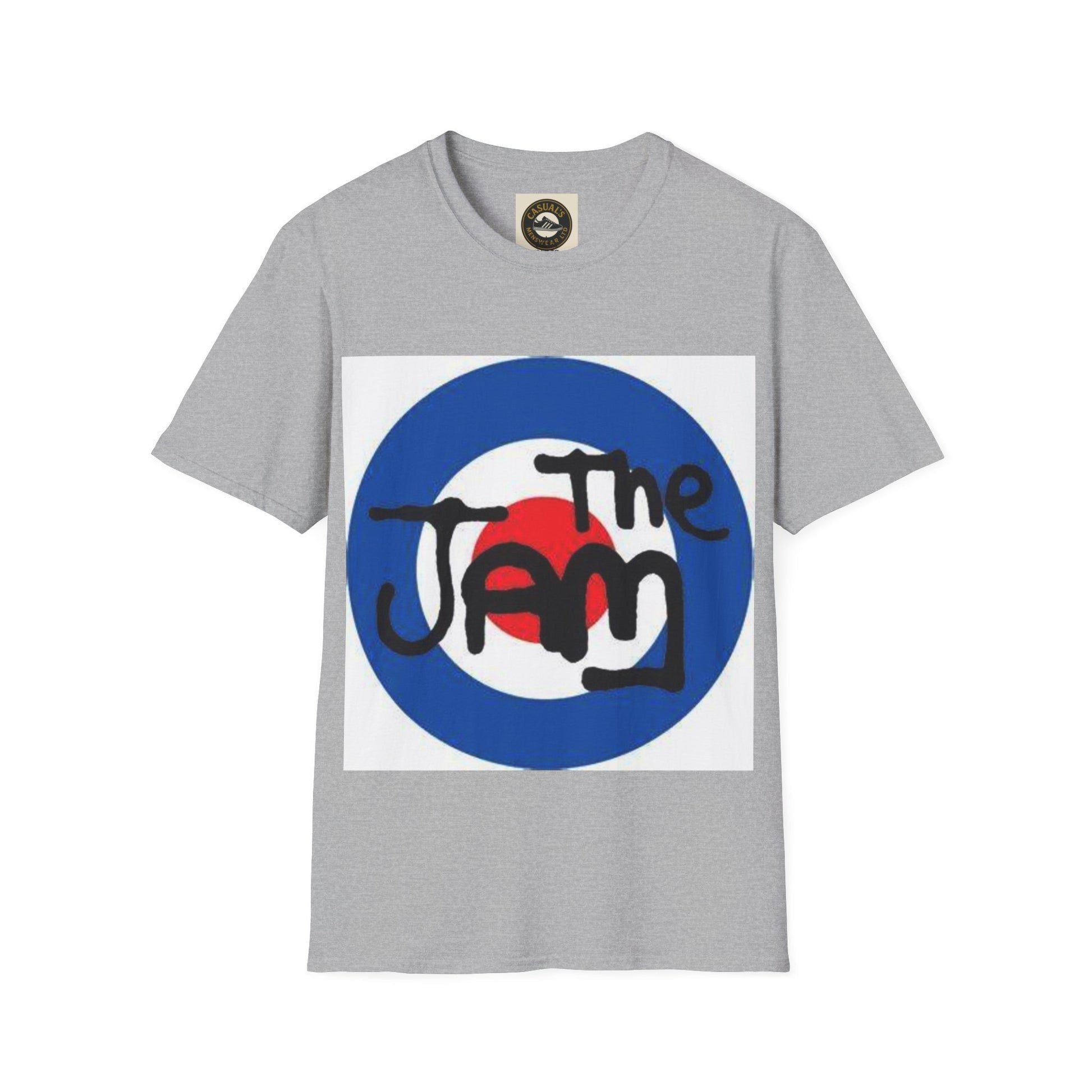 The Jam Band Unisex Softstyle T-Shirt, Vintage Music Tee, Casual Wear, Gift for Music Lovers, Concert Outfit, Festival Shirt
