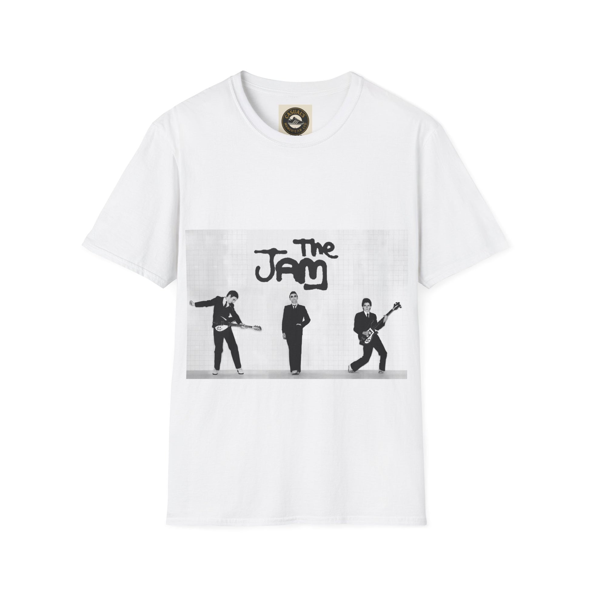 The Jam Retro Band Tee, Music Lover Gift, Vintage Style Shirt, Concert Apparel, Unisex Graphic Tee,  Merch