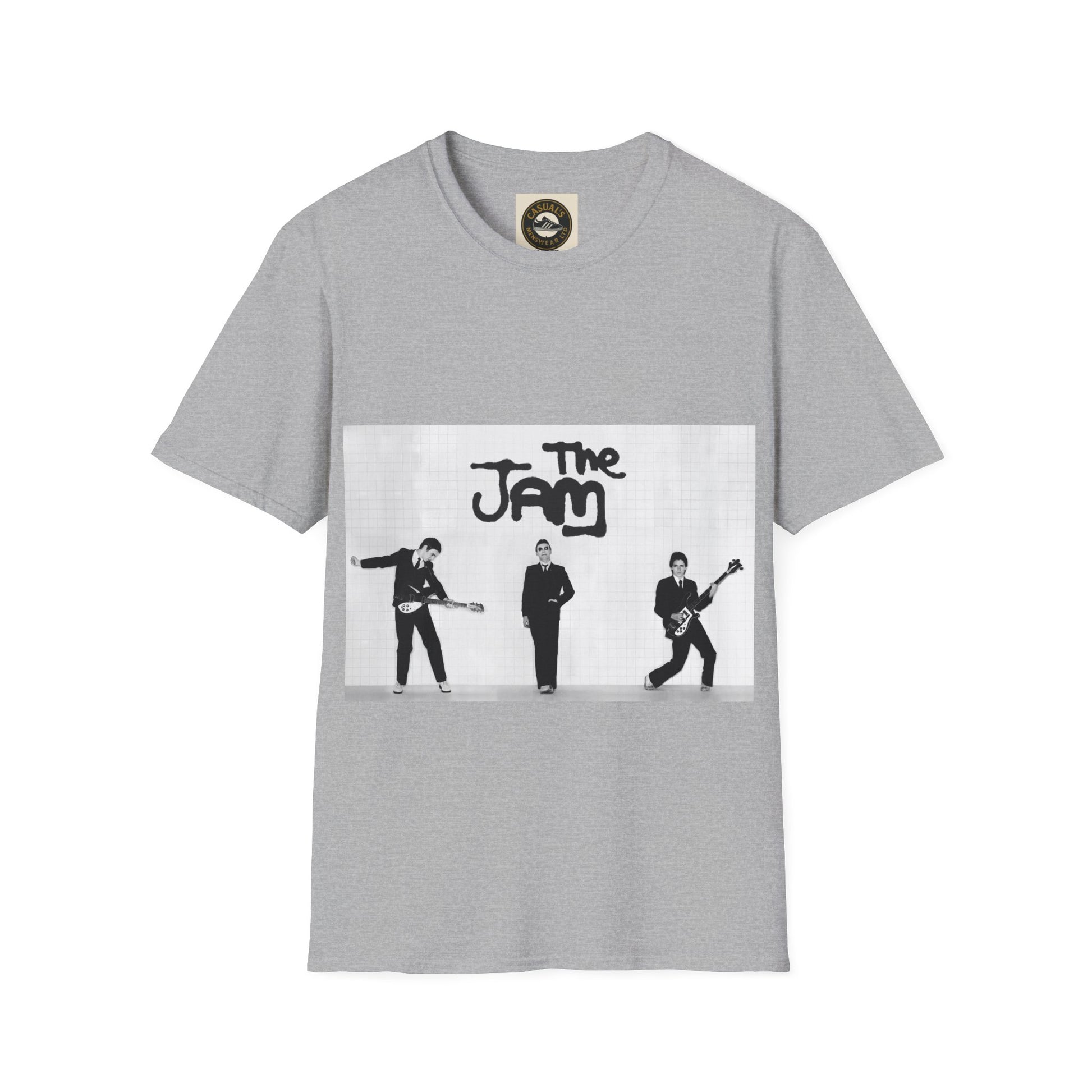 The Jam Retro Band Tee, Music Lover Gift, Vintage Style Shirt, Concert Apparel, Unisex Graphic Tee,  Merch