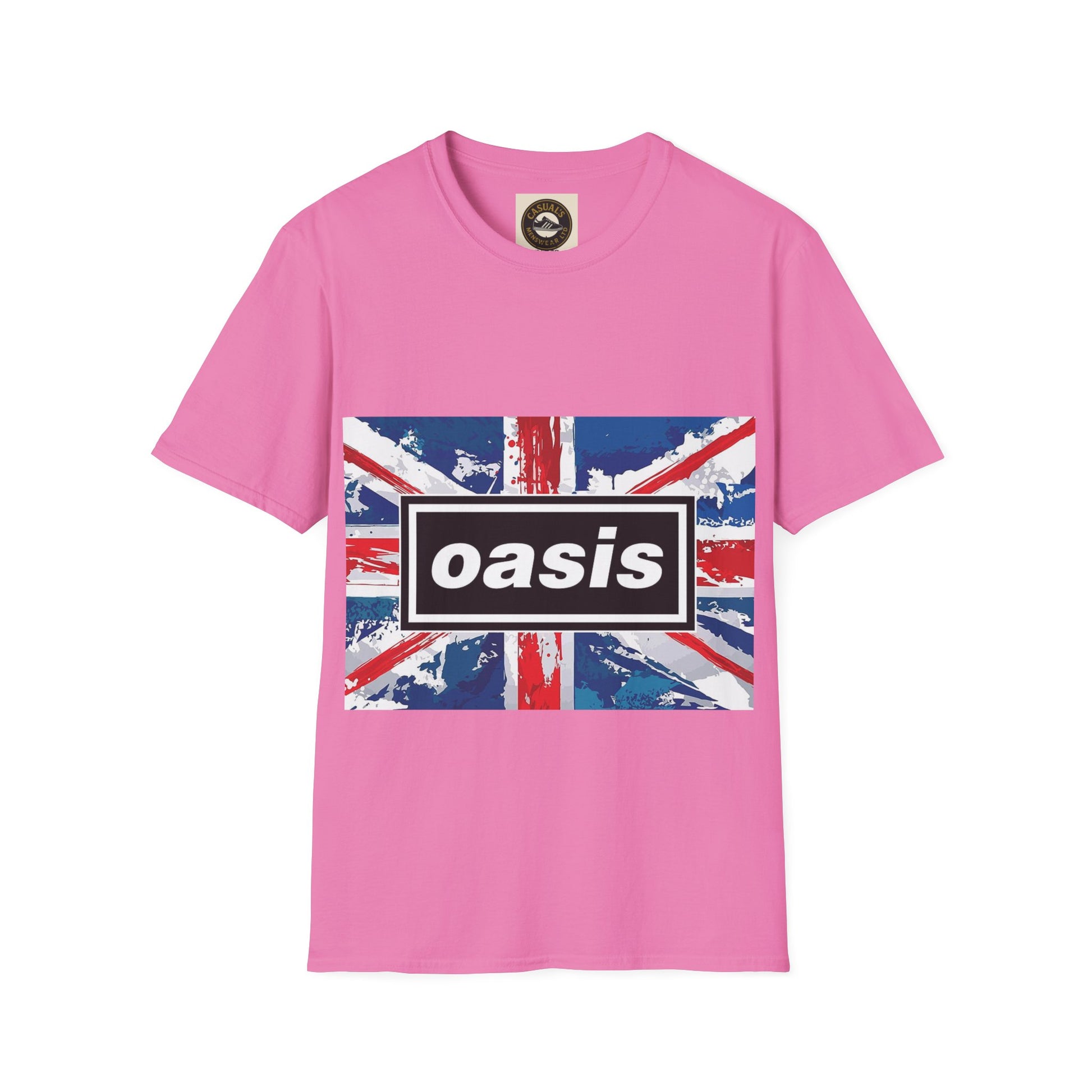 Oasis Inspired Vintage Unisex Softstyle T-Shirt, Casual Tee, Music Merchandise, Gift for Fans, Retro Apparel, Band T-Shirt