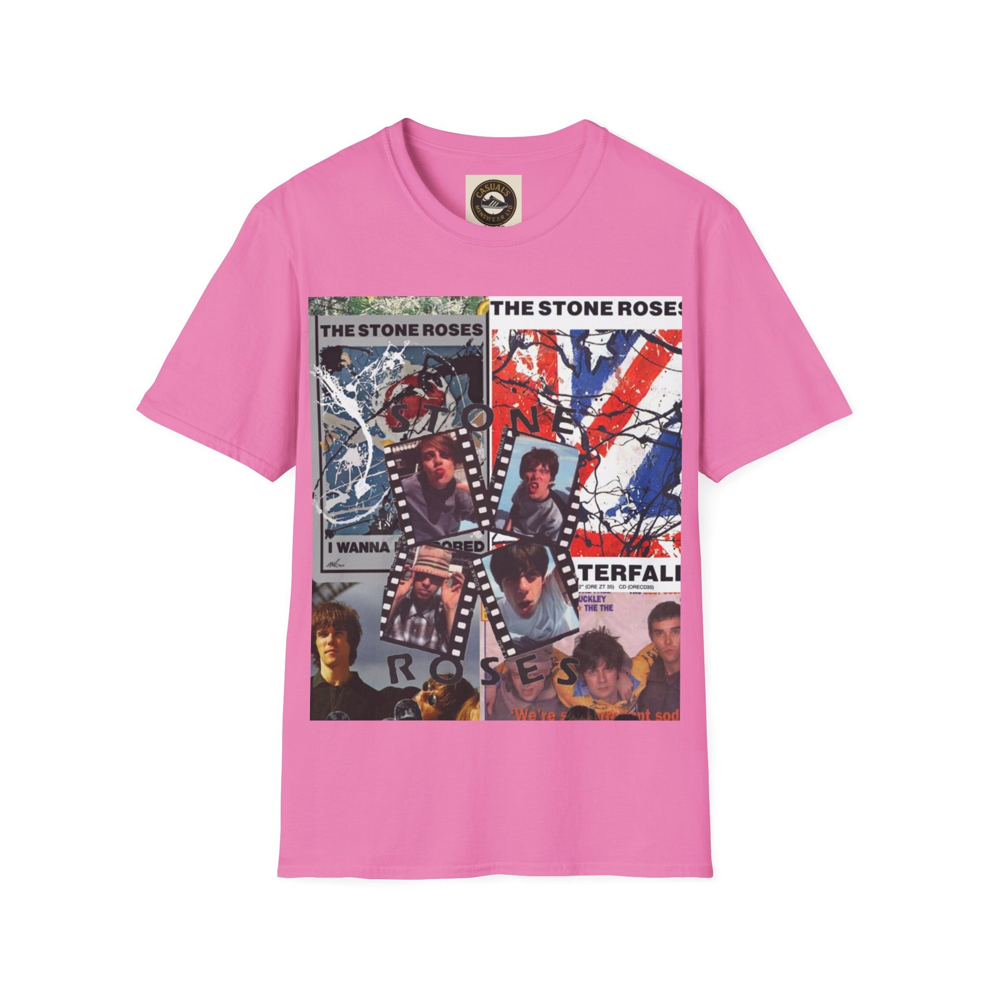 Stone Roses Retro Band Graphic T-Shirt, Vintage Style Shirt, Music Lover Gift, Unisex Fashion, 90s Inspired Tee, Casual Outfit