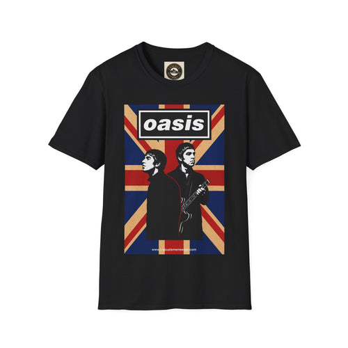 Oasis Band Unisex T-Shirt, Vintage Graphic Tee, Perfect for Concerts, Casual Wear, Music Lovers, Unique Gift Idea