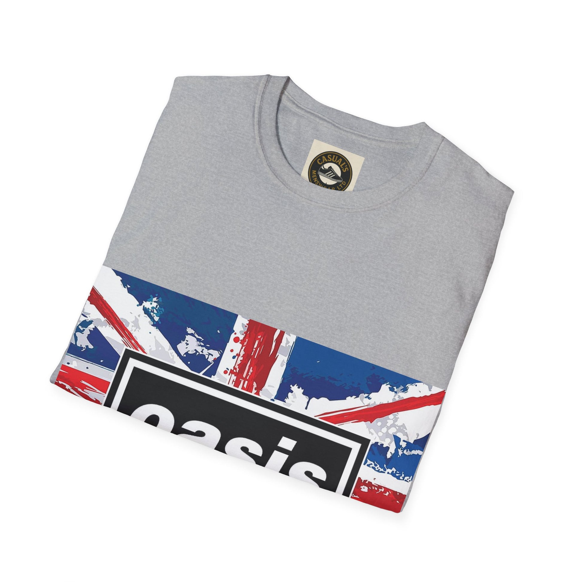 Oasis Inspired Vintage Unisex Softstyle T-Shirt, Casual Tee, Music Merchandise, Gift for Fans, Retro Apparel, Band T-Shirt