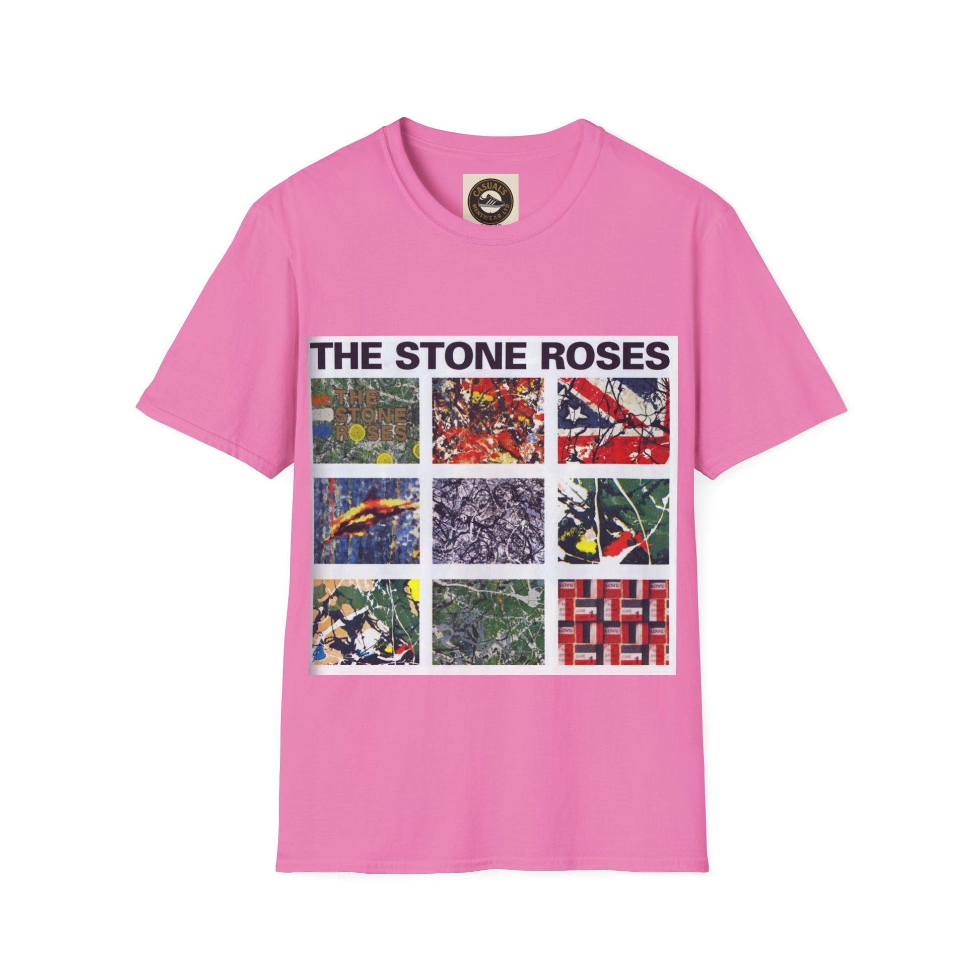 Stone Roses Stylish Unisex Softstyle T-Shirt | The Stone Roses Art, Music Merch, Casual Wear, Gift for Fans, Unique Tee