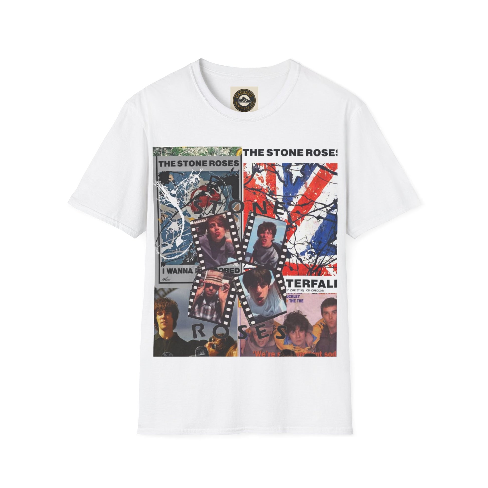 Stone Roses Retro Band Graphic T-Shirt, Vintage Style Shirt, Music Lover Gift, Unisex Fashion, 90s Inspired Tee, Casual Outfit