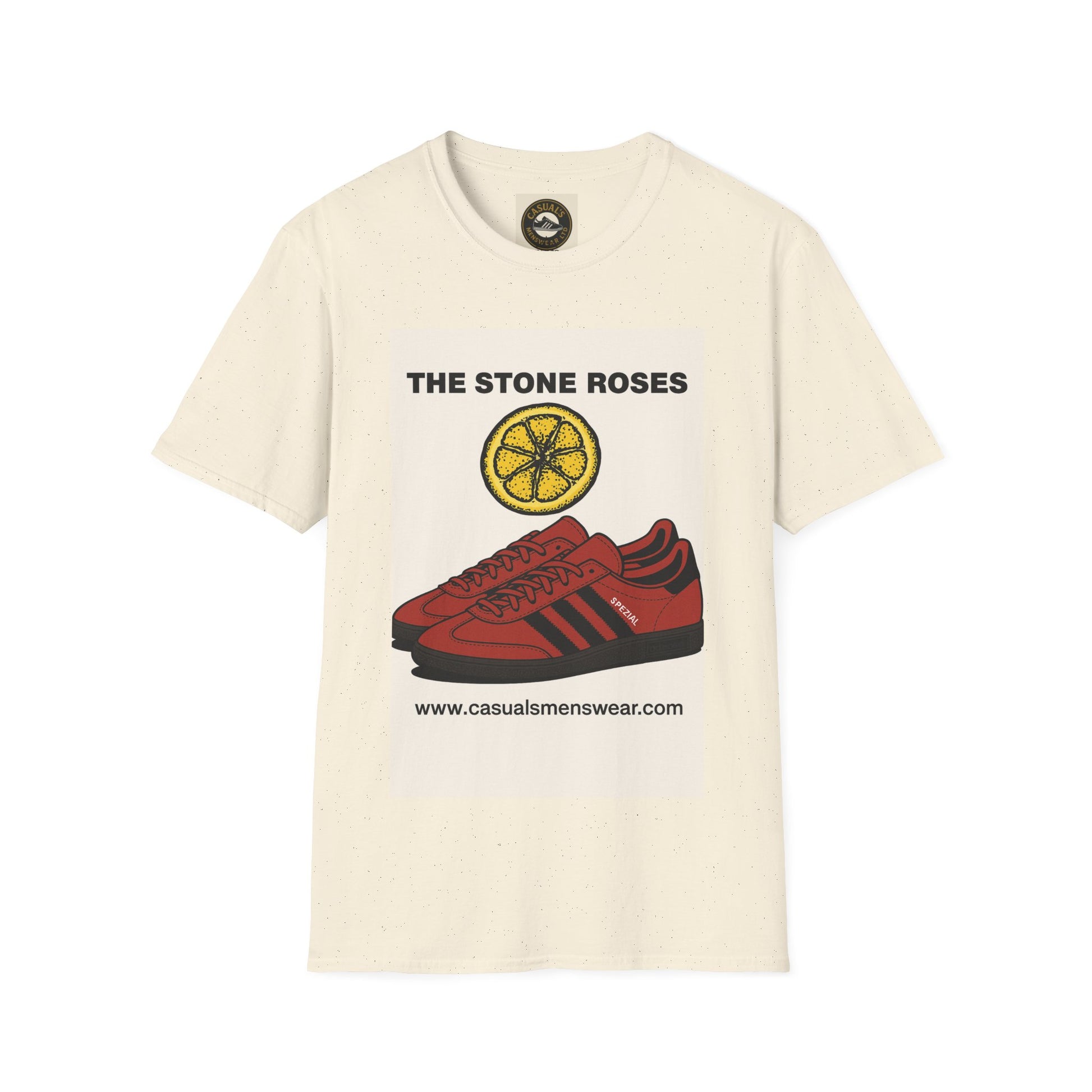 Stone Roses Adidas Retro Graphic Tee, Unisex T-Shirt, Vintage Band Shirt, Casual Wear, Music Lover Gift