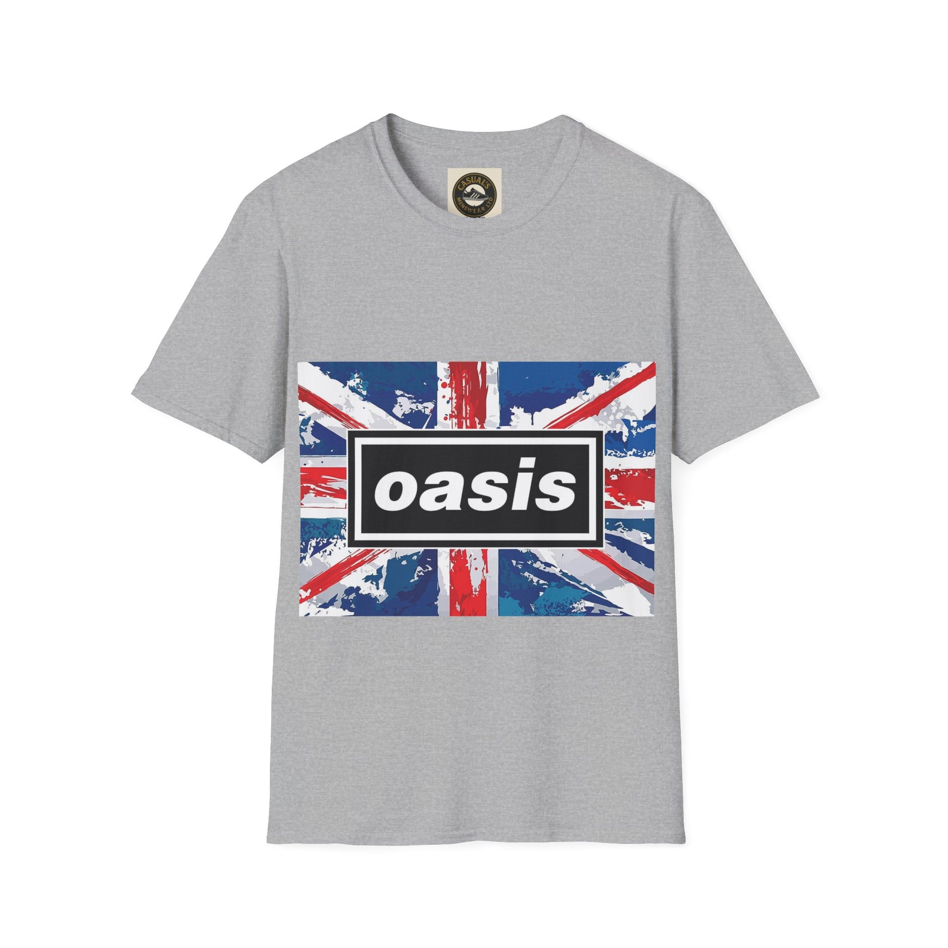 Oasis Inspired Vintage Unisex Softstyle T-Shirt, Casual Tee, Music Merchandise, Gift for Fans, Retro Apparel, Band T-Shirt