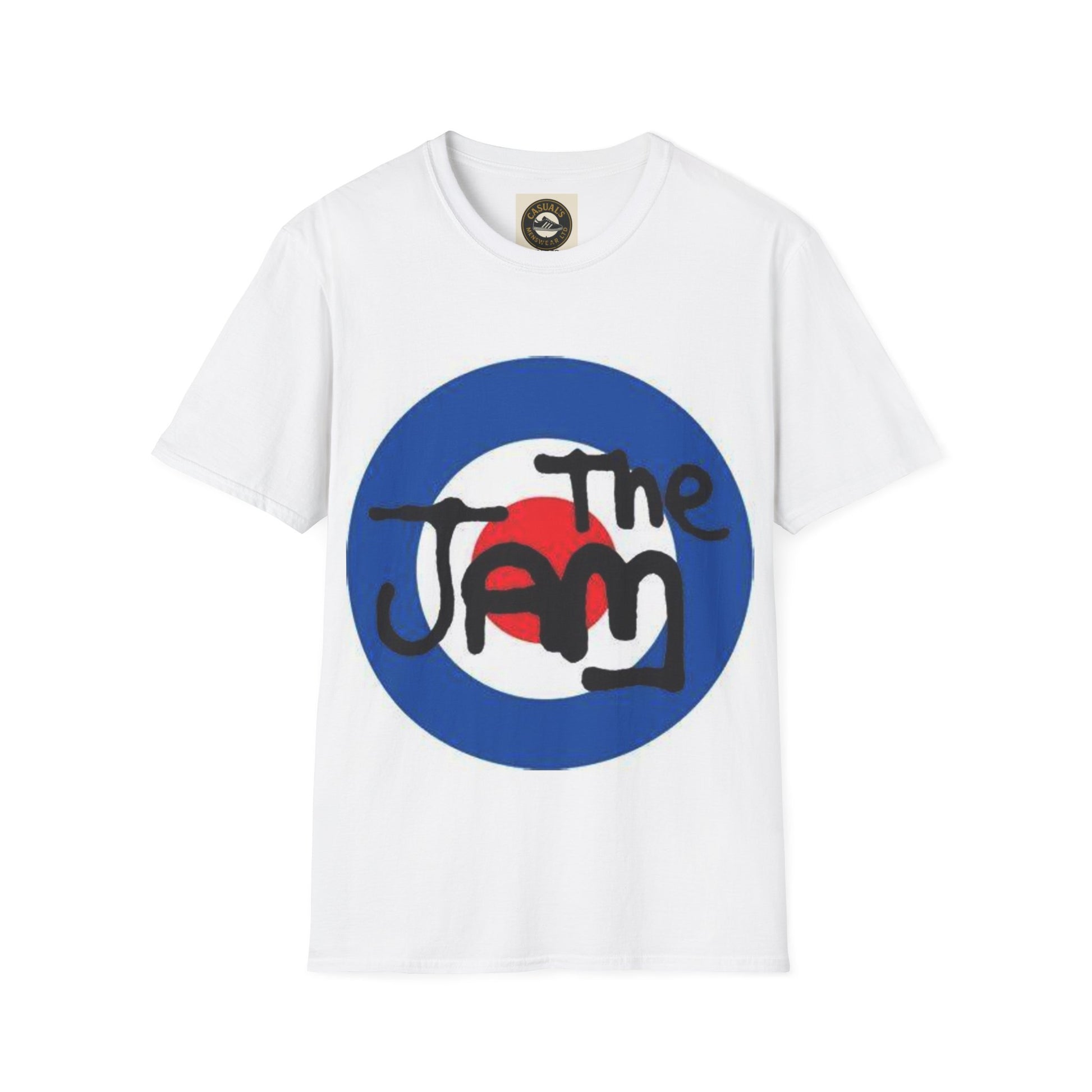 The Jam Band Unisex Softstyle T-Shirt, Vintage Music Tee, Casual Wear, Gift for Music Lovers, Concert Outfit, Festival Shirt