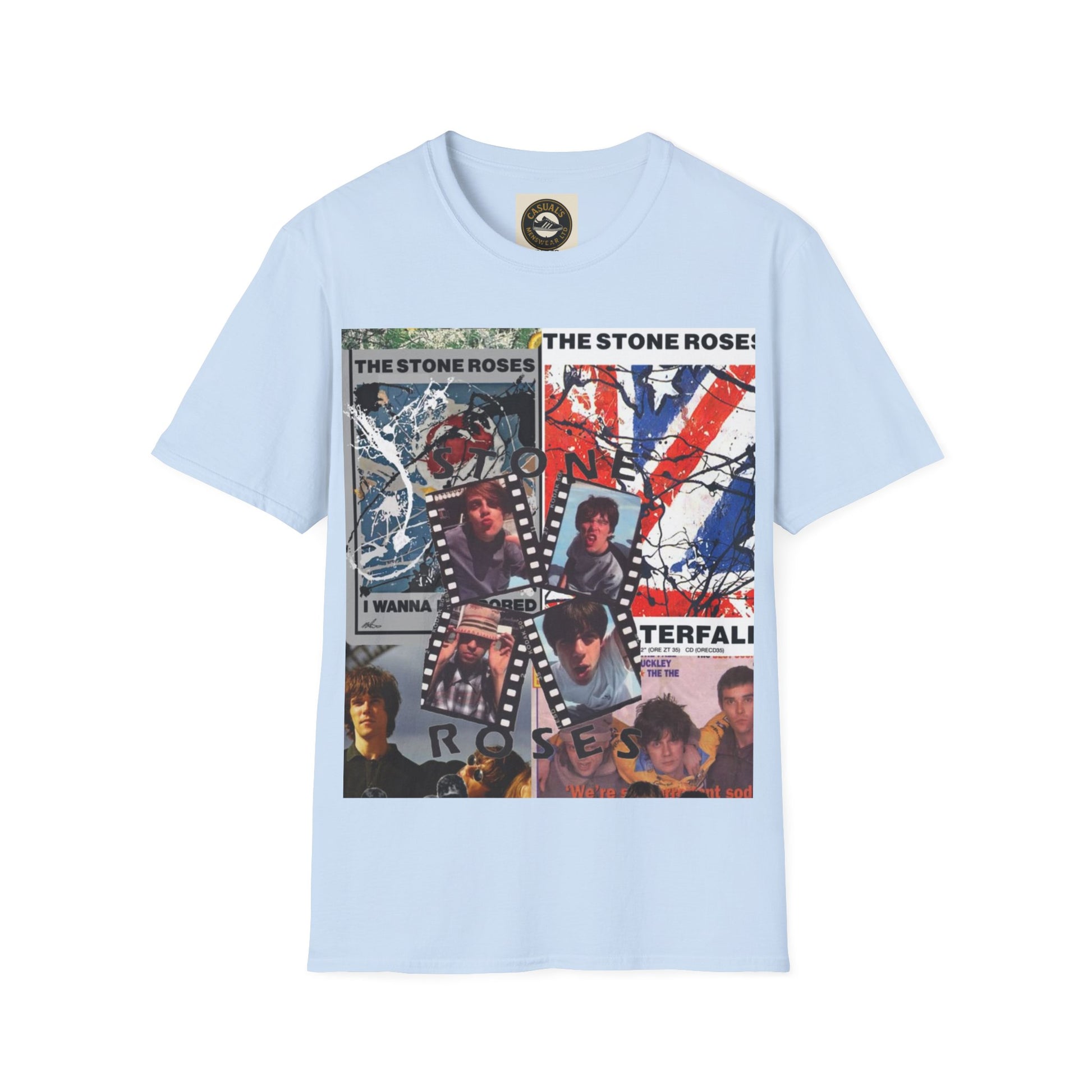 Stone Roses Retro Band Graphic T-Shirt, Vintage Style Shirt, Music Lover Gift, Unisex Fashion, 90s Inspired Tee, Casual Outfit