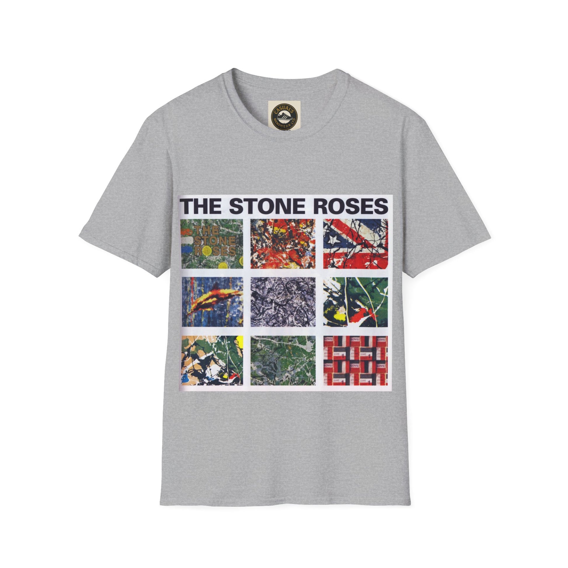 Stone Roses Stylish Unisex Softstyle T-Shirt | The Stone Roses Art, Music Merch, Casual Wear, Gift for Fans, Unique Tee